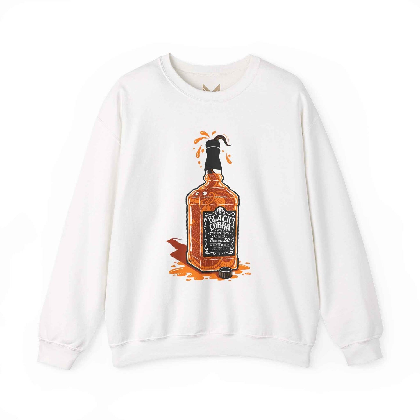 Whiskey Splash Sweatshirt, Cozy Unisex Sweatshirt, Casual Fall Fashion, Perfect Gift for Whiskey Lovers, Comfortable Crewneck