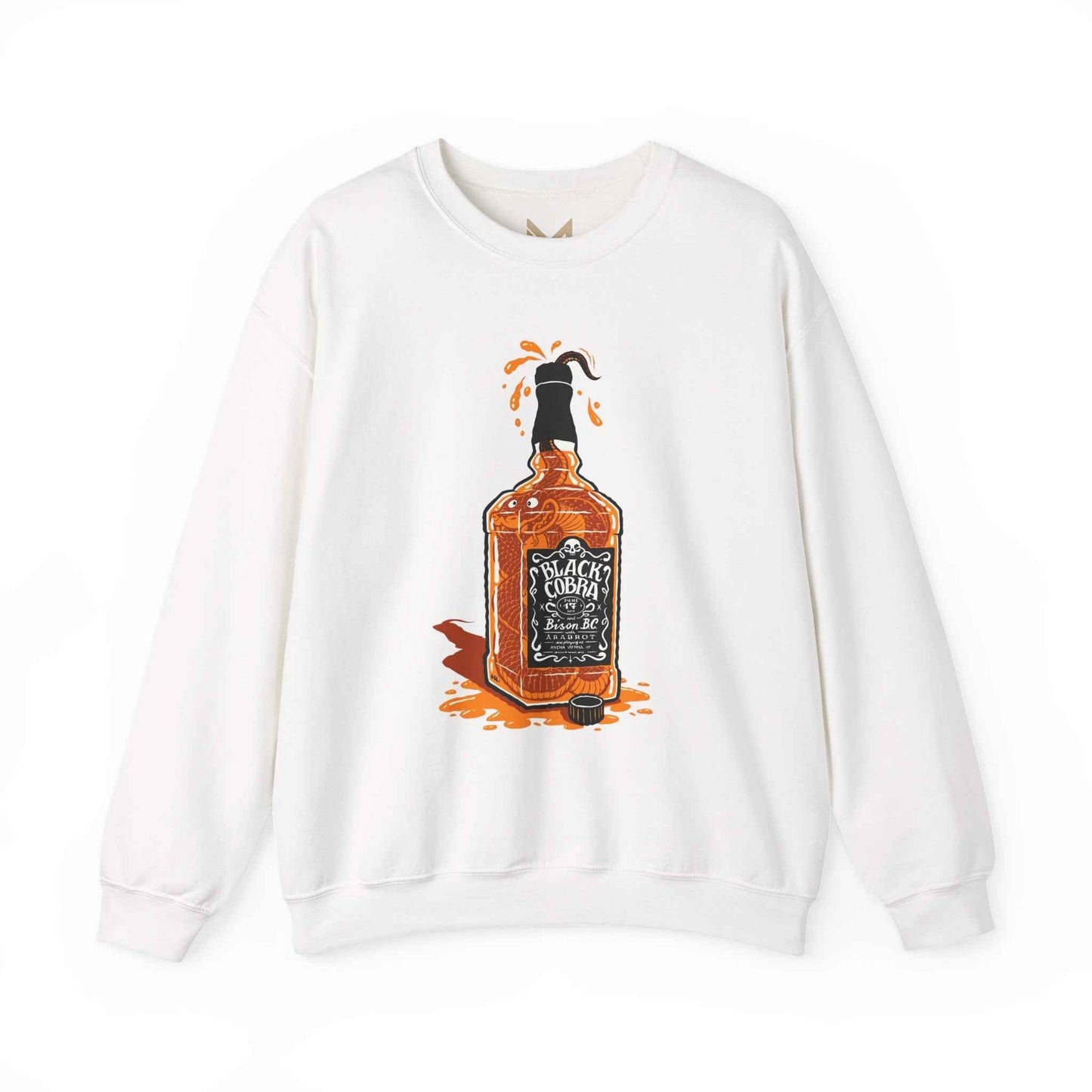 Whiskey Sweatshirt - Cozy Unisex Crewneck for Casual Fall Fashion, Perfect Gift for Whiskey Lovers - Maklenn