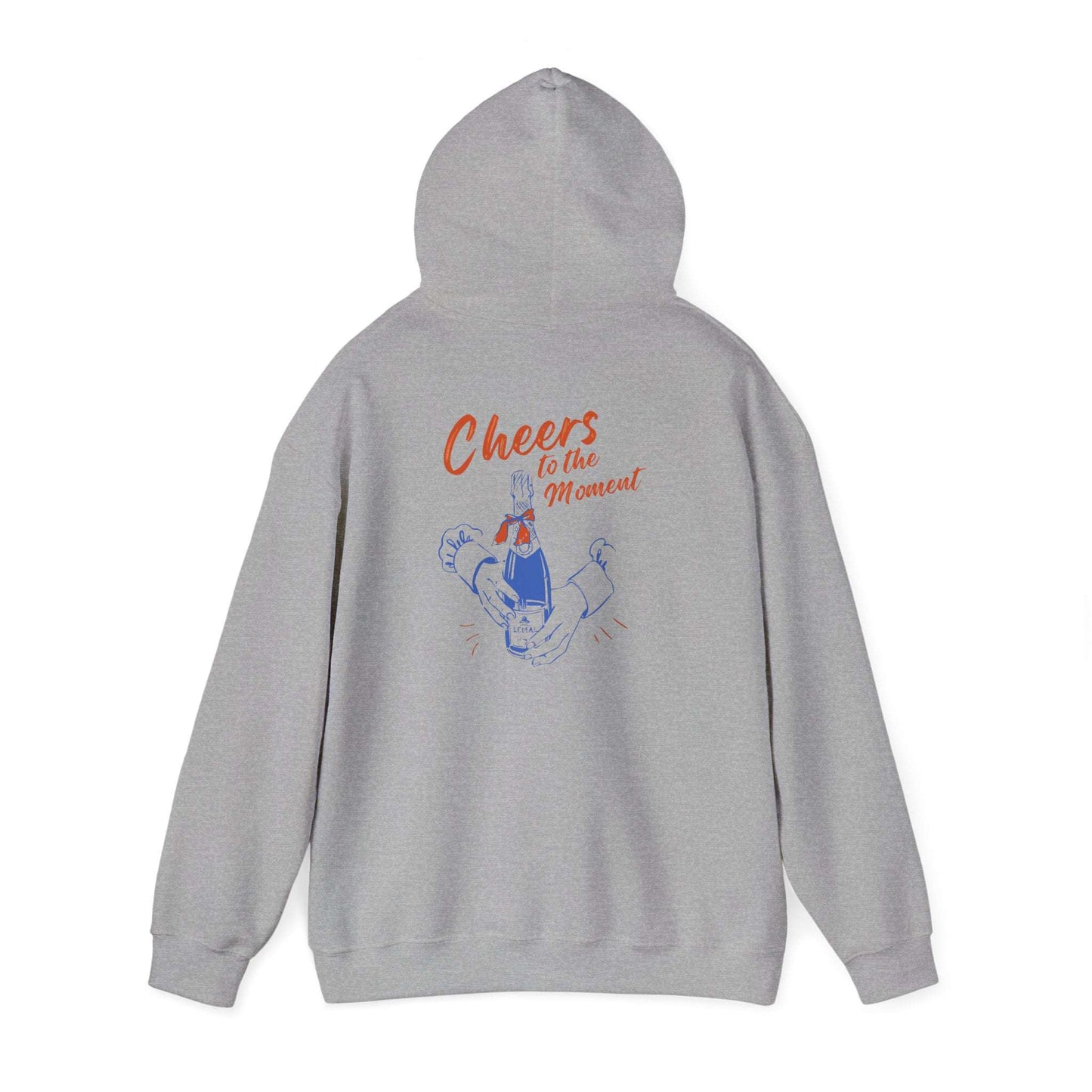 Cheers to the Moment Hoodie - Cozy Sweatshirt for Celebrations, Casual Wear, Gift for Friends, Unisex Apparel, Everyday Comfort - Maklenn