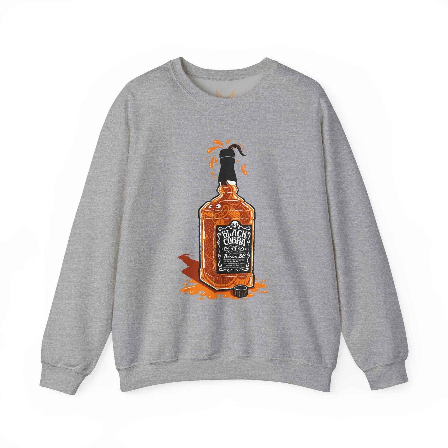 Whiskey Splash Sweatshirt, Cozy Unisex Sweatshirt, Casual Fall Fashion, Perfect Gift for Whiskey Lovers, Comfortable Crewneck