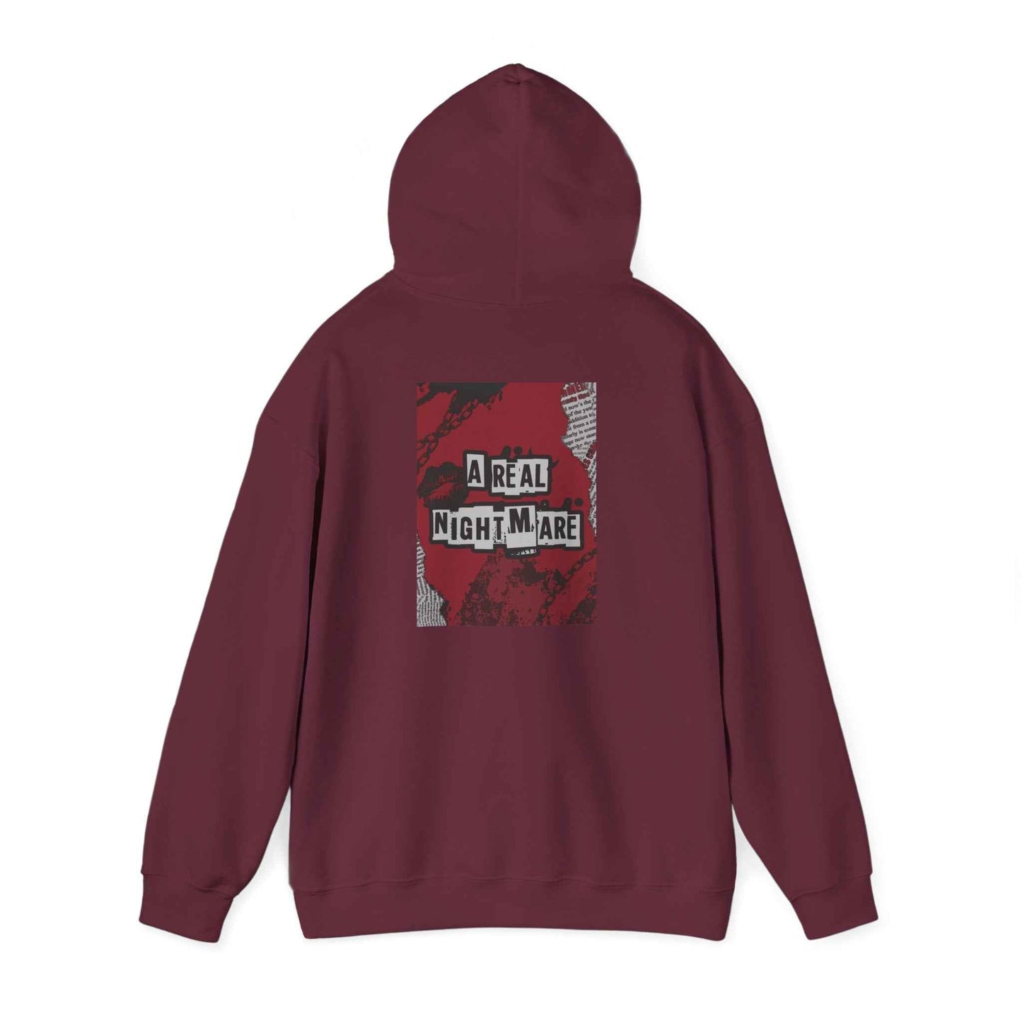 A Real Nightmare Hoodie - Cozy Unisex Sweatshirt for Halloween, Casual Wear, Fall Fashion, Gifts, Party Trend in the USA, Australia Genz Edition, Canada Online Fashion - Maklenn