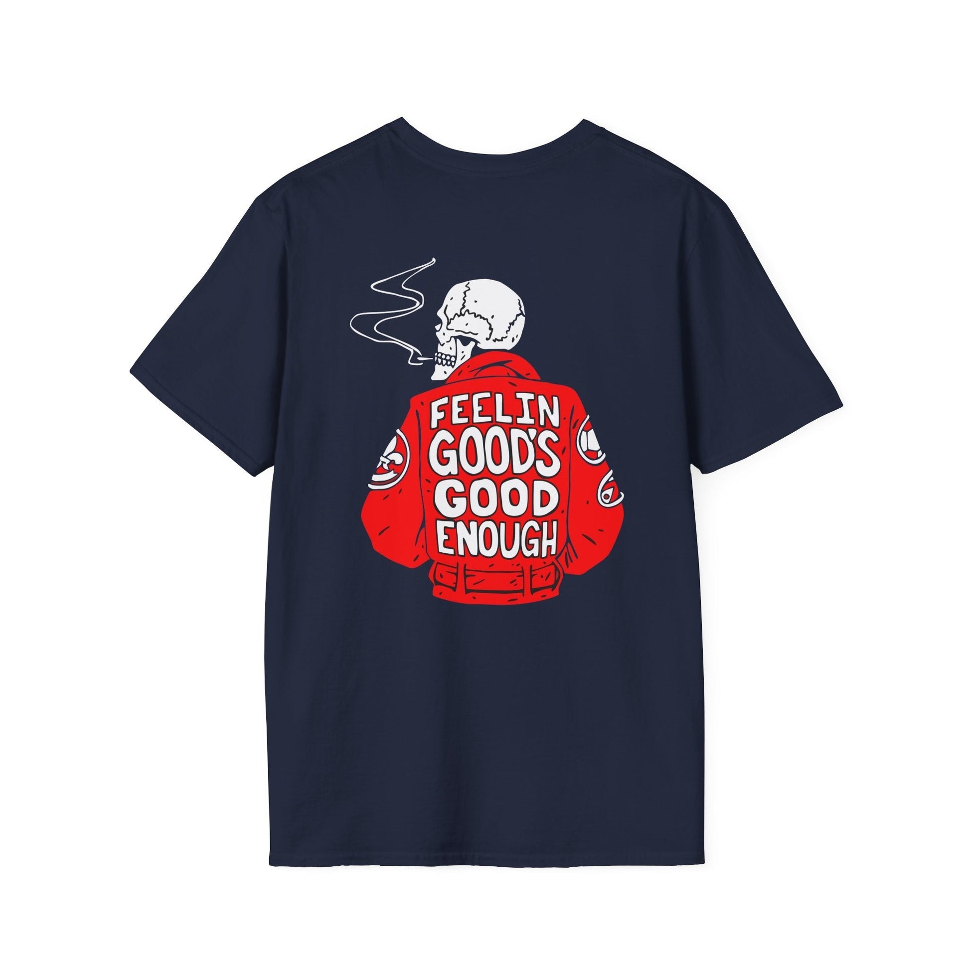 Unisex Graphic Tee - Vintage Skull Design, Comfy Casual Wear, Gift for Friends, Birthday, Streetwear, Everyday Style - Maklenn