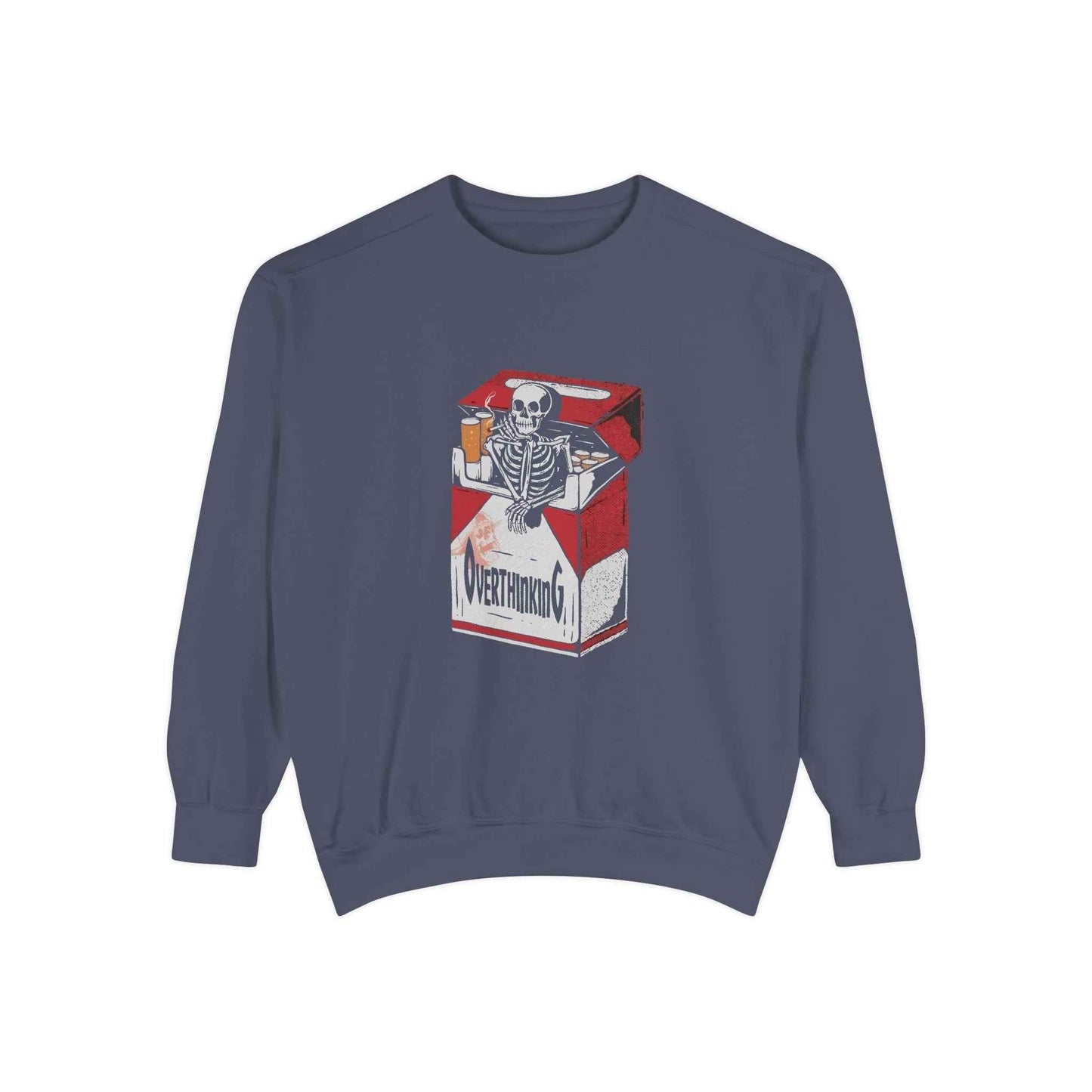 Skeleton Milk Carton Sweatshirt - Unisex Halloween Apparel, Funny and Casual Fashion - Maklenn