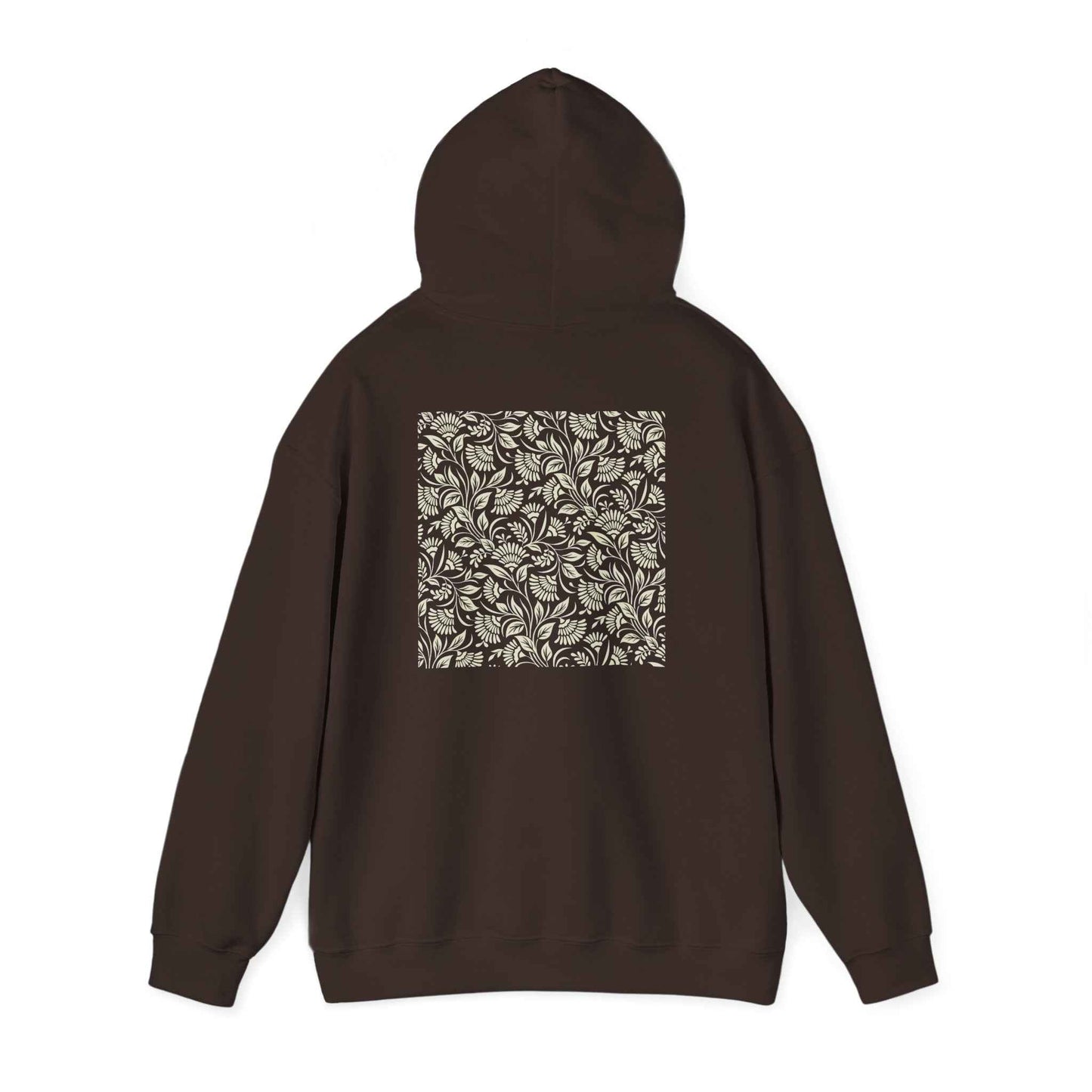 Floral Print Unisex Heavy Blend Hoodie - Cozy Streetwear, Gift for Her, Fall Fashion, Casual Layering, Mother’s Day, Girl aesthetic, Everyday Comfort