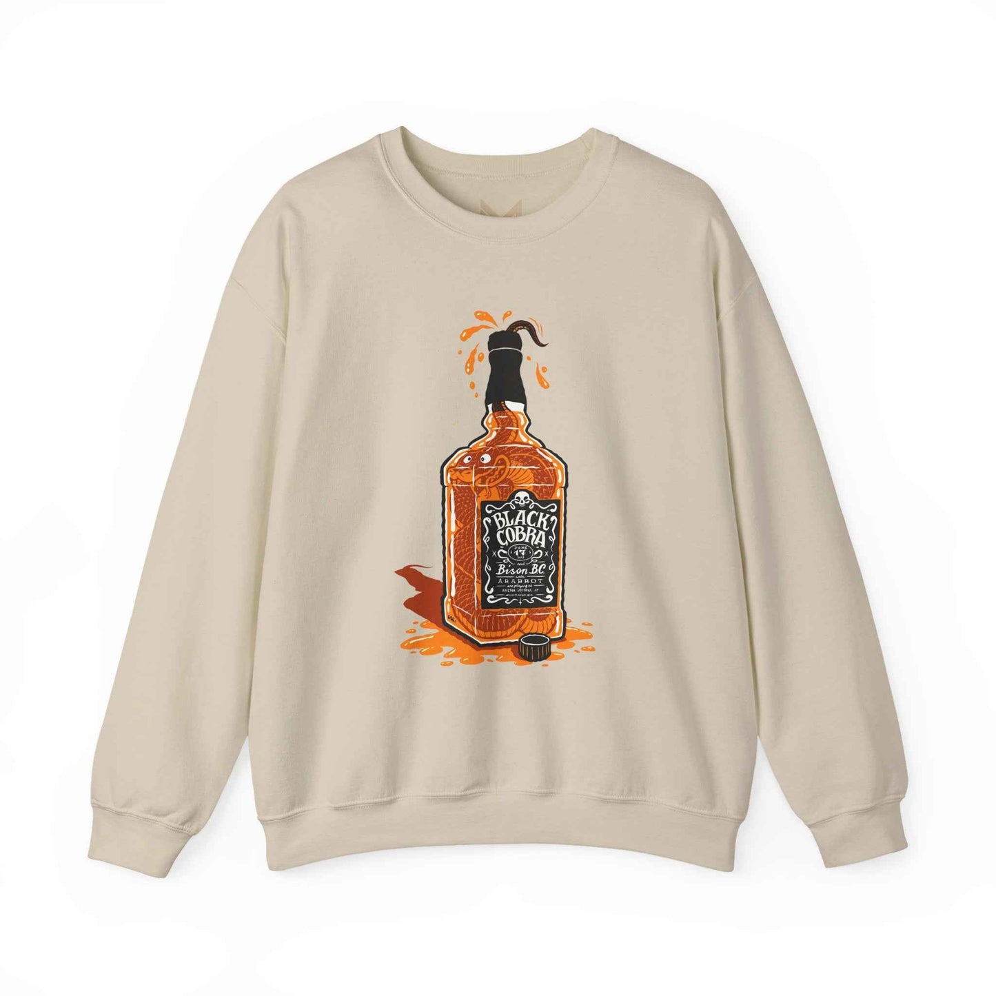 Whiskey Splash Sweatshirt, Cozy Unisex Sweatshirt, Casual Fall Fashion, Perfect Gift for Whiskey Lovers, Comfortable Crewneck