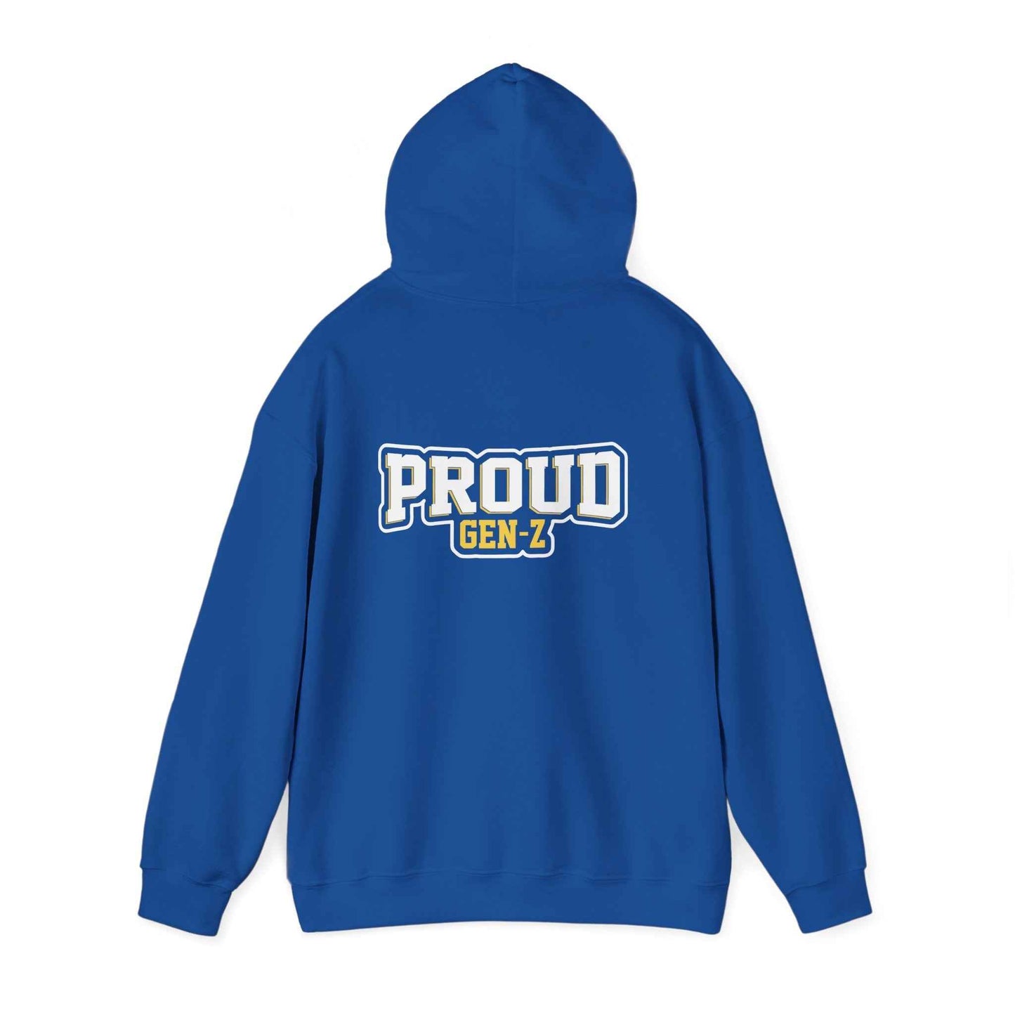 Proud Gen-Z Hoodie, Cozy Streetwear for Teens, Unisex Sweatshirt, Perfect Gift for Graduations, Everyday Casual Wear, Trendy Apparel