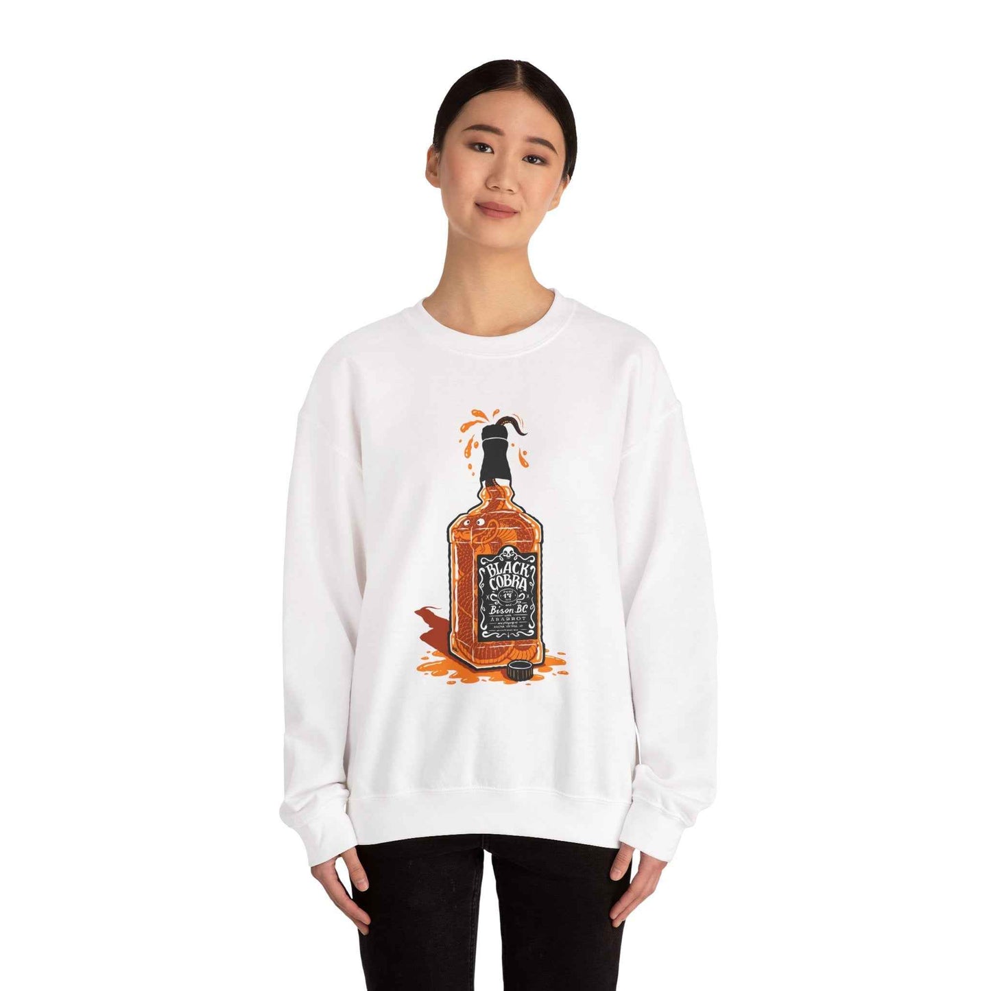 Whiskey Splash Sweatshirt, Cozy Unisex Sweatshirt, Casual Fall Fashion, Perfect Gift for Whiskey Lovers, Comfortable Crewneck