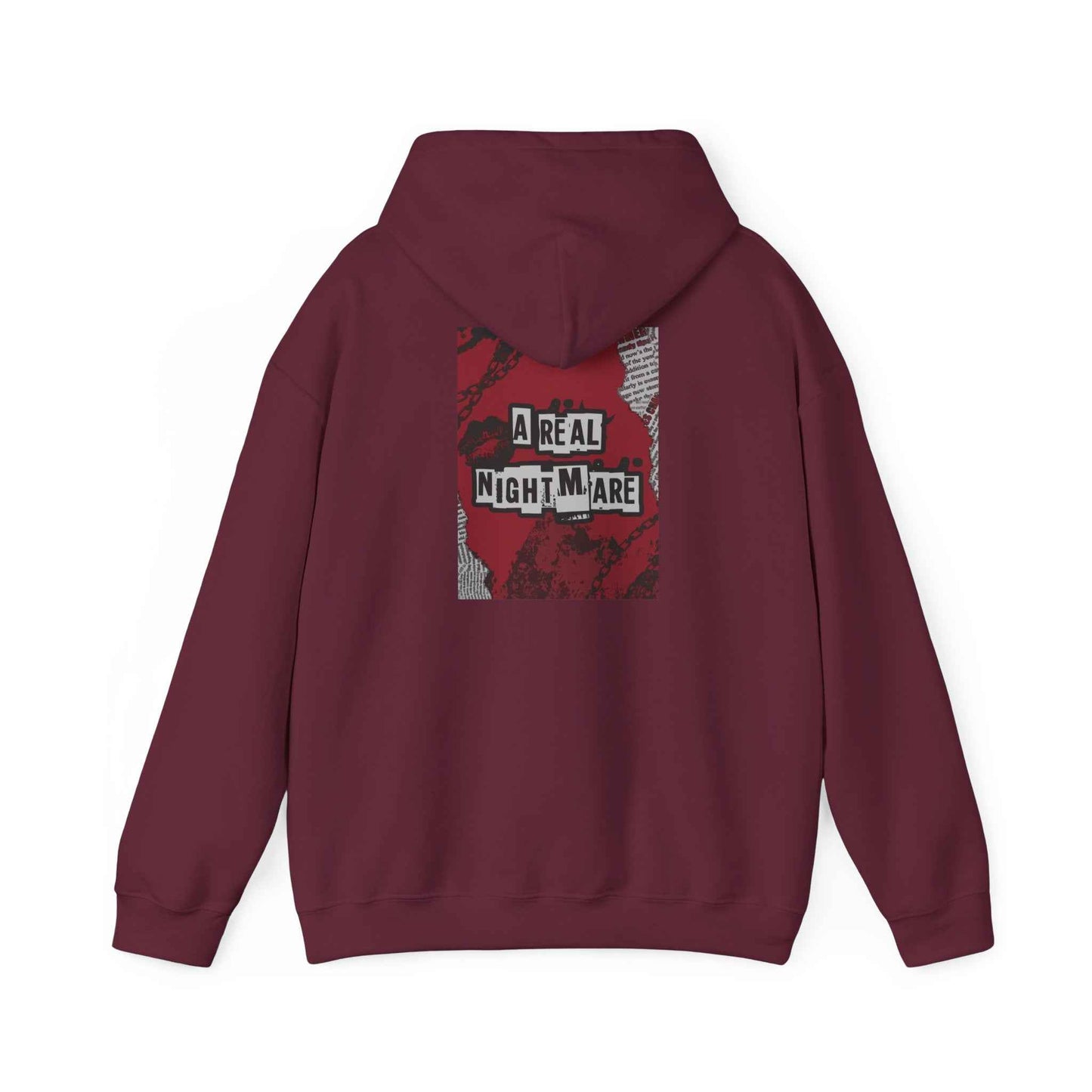 A Real Nightmare Hoodie - Cozy Unisex Sweatshirt for Halloween, Casual Wear, Gifts, Fall Fashion, Party,USA trend, Mens hoodie us,Australia genz edition,Canada online hoodie fashion