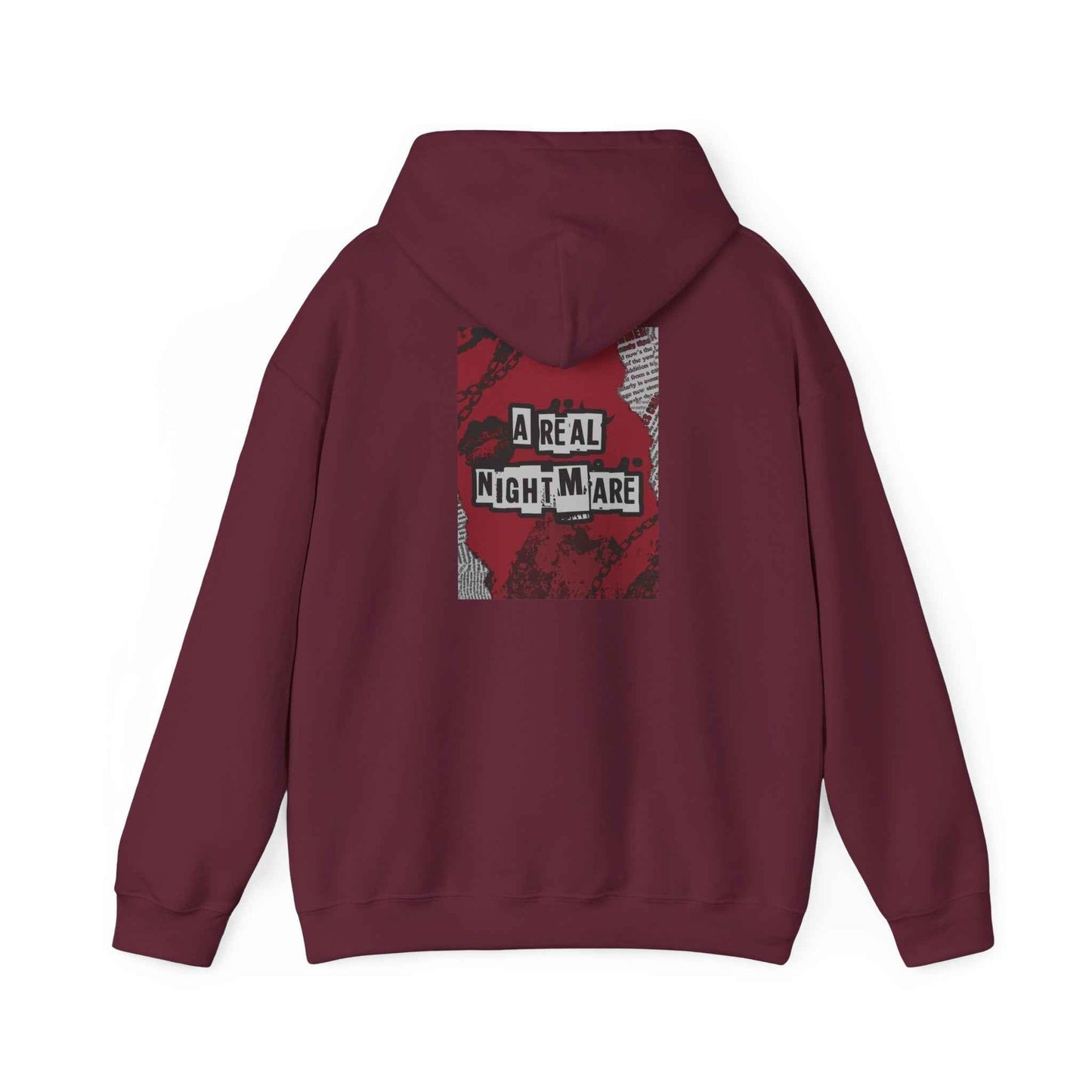 A Real Nightmare Hoodie - Cozy Unisex Sweatshirt for Halloween, Casual Wear, Fall Fashion, Gifts, Party Trend in the USA, Australia Genz Edition, Canada Online Fashion - Maklenn