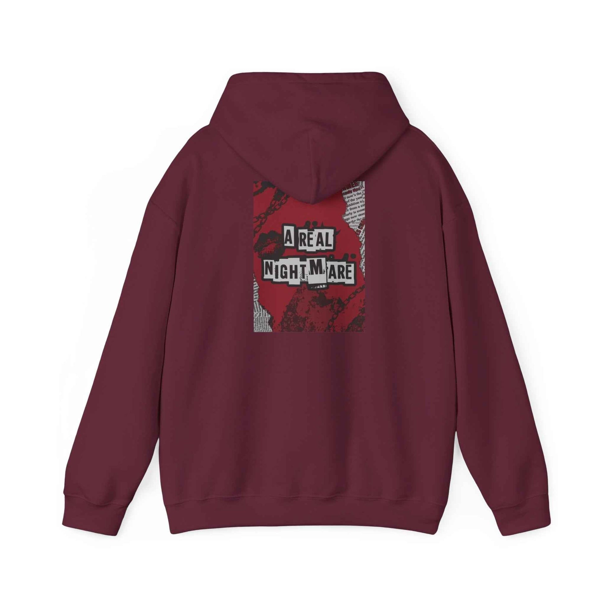 A Real Nightmare Hoodie - Cozy Unisex Sweatshirt for Halloween, Casual Wear, Fall Fashion, Gifts, Party Trend in the USA, Australia Genz Edition, Canada Online Fashion - Maklenn