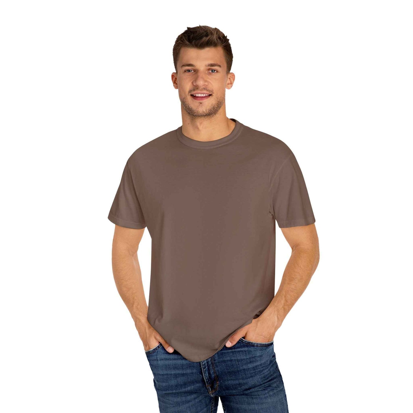 Artistic Garment-Dyed T-Shirt, Unisex Graphic Tee, Unique Casual Wear, Statement Top, Gift for Art Lovers, Everyday Comfort Tee