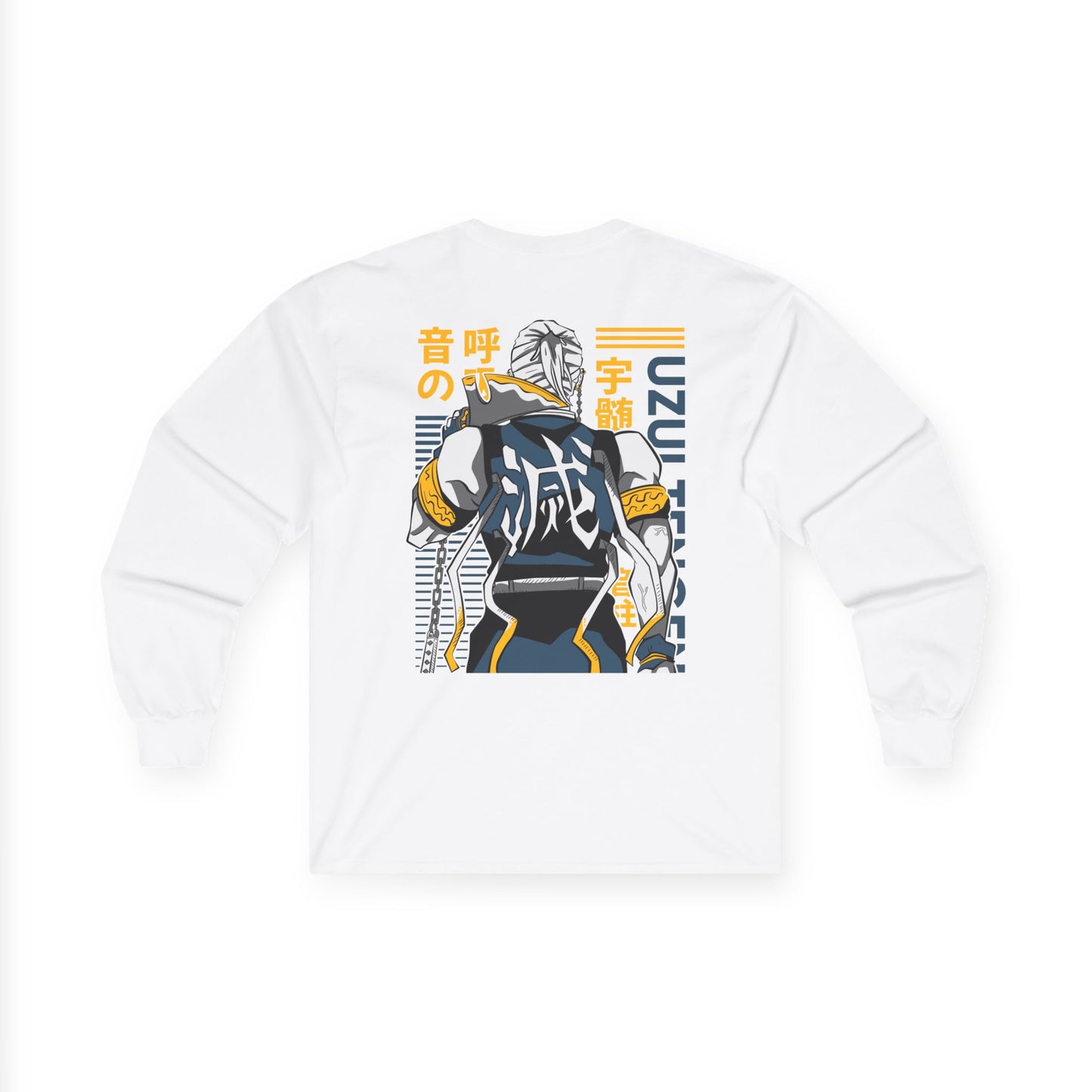 Long Sleeve Tee - Uzui Tenten Hashira Demon Slayer Design Printify