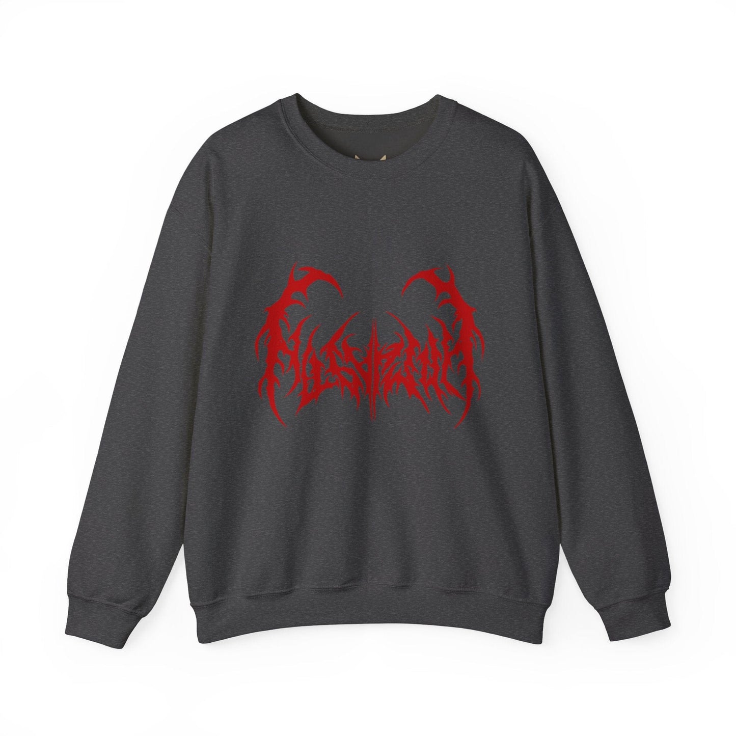 Gothic Graphic Sweatshirt, Trendy Unisex Crewneck, Perfect for Concerts, Casual Outings, Gift for Music Lovers, Halloween Apparel - Maklenn