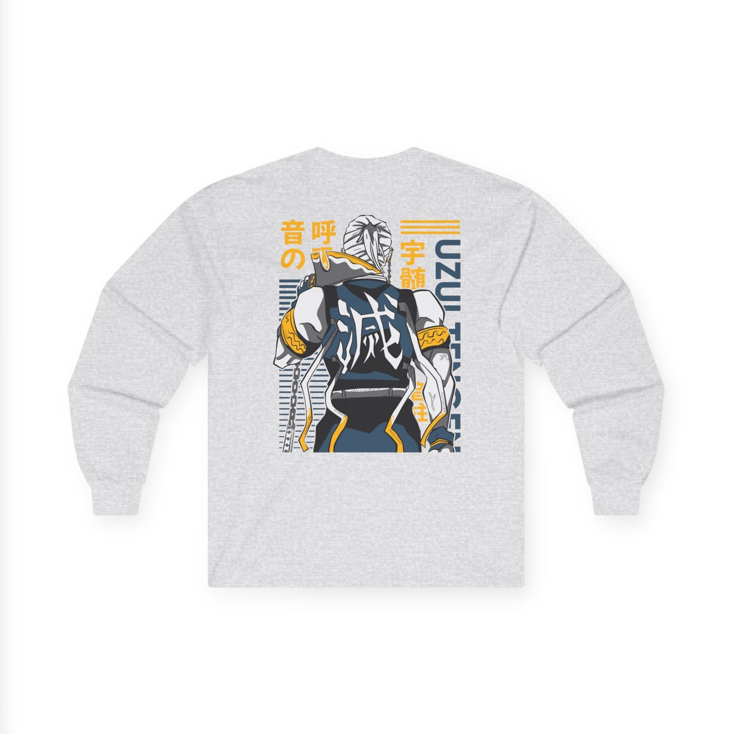 Long Sleeve Tee - Uzui Tenten Hashira Demon Slayer Design Printify
