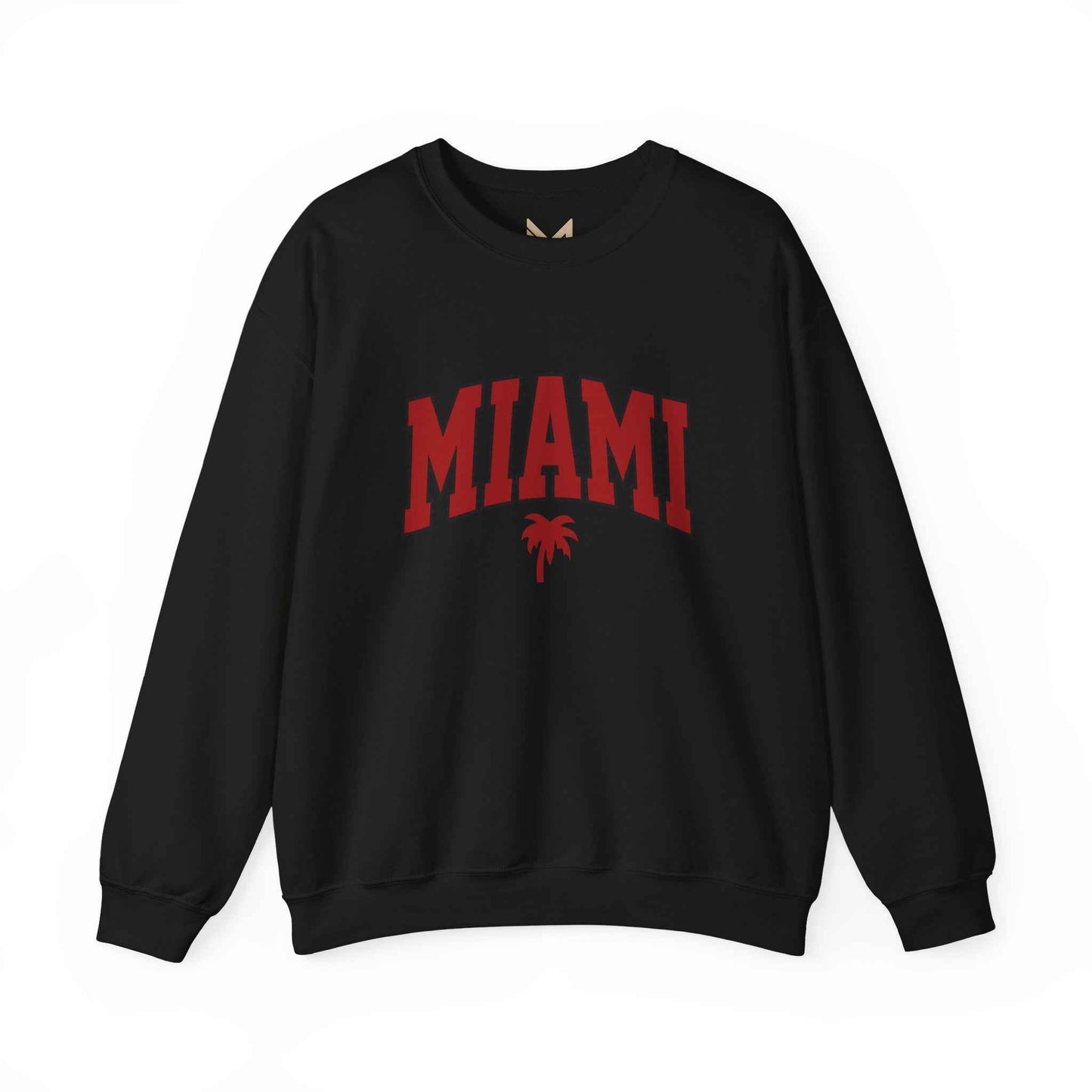 Miami Graphic Crewneck Sweatshirt, Unisex Sweatshirt, Cozy Miami Apparel, Casual Streetwear, Perfect Gift for Sport Lovers