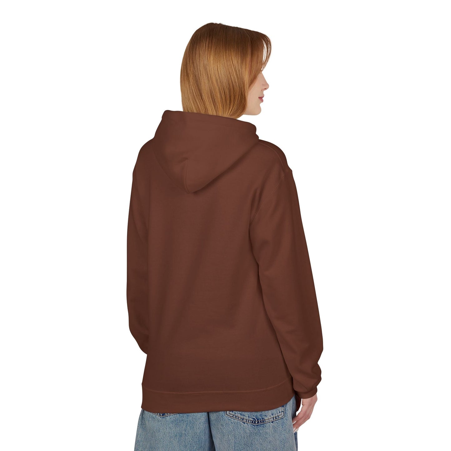 Fleece Hoodie with Bold Graphic Design, Comfortable Casual Wear for Everyday, Perfect for Holidays, Gifts for Friends, Layering Piece - Maklenn