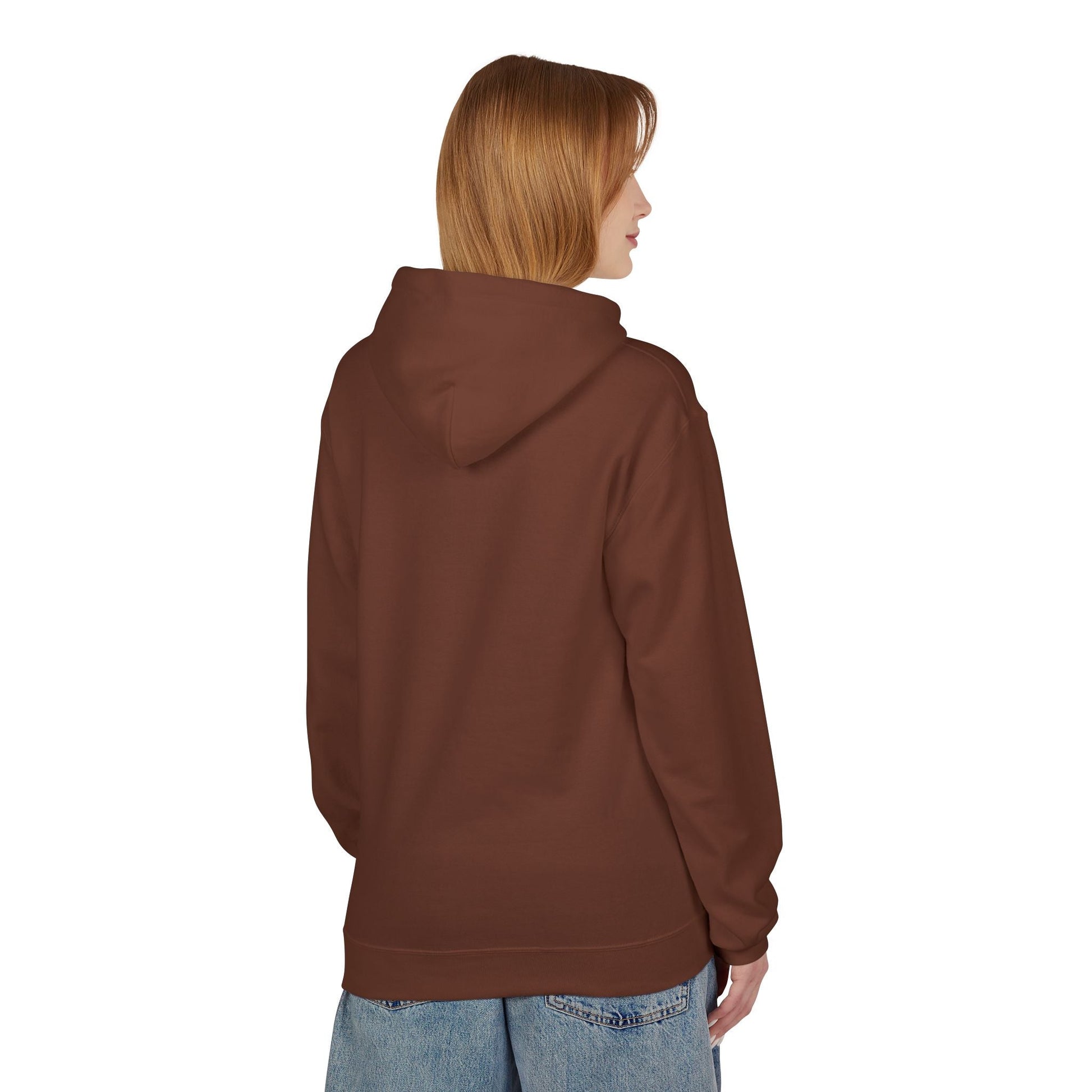 Fleece Hoodie with Bold Graphic Design, Comfortable Casual Wear for Everyday, Perfect for Holidays, Gifts for Friends, Layering Piece - Maklenn