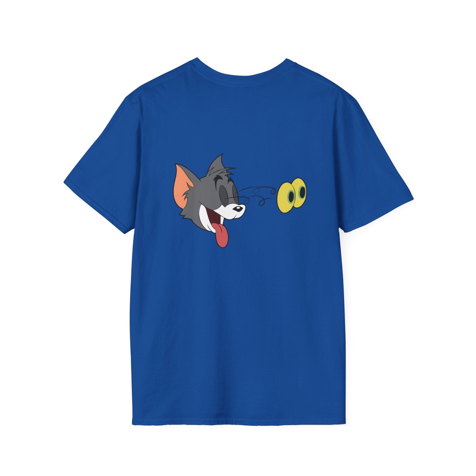 Tom and Jerry Unisex Softstyle T-Shirt, Cartoon Tee, Vintage Graphic Shirt, Cat & Mouse Humor Shirt, Gift for Fans - Maklenn