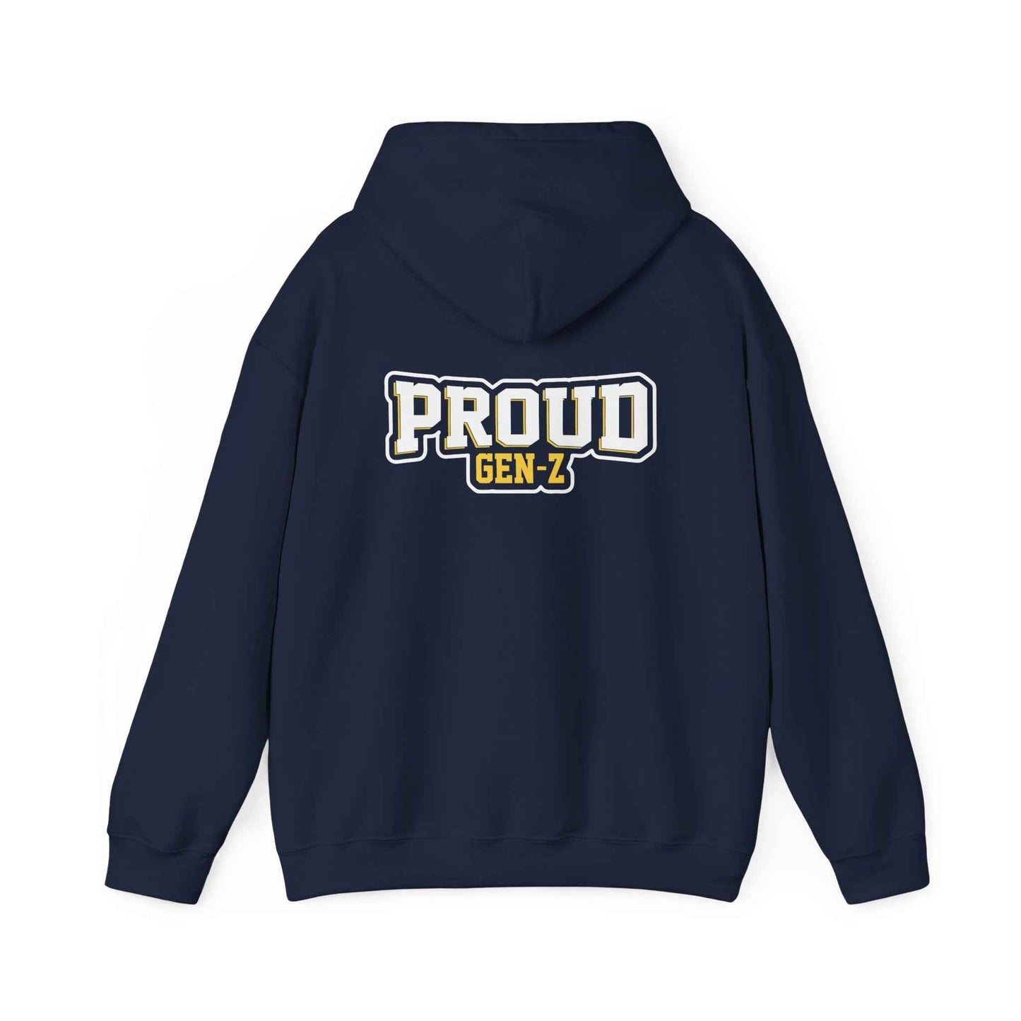 Proud Gen-Z Hoodie, Cozy Streetwear for Teens, Unisex Sweatshirt, Perfect Gift for Graduations, Everyday Casual Wear, Trendy Apparel