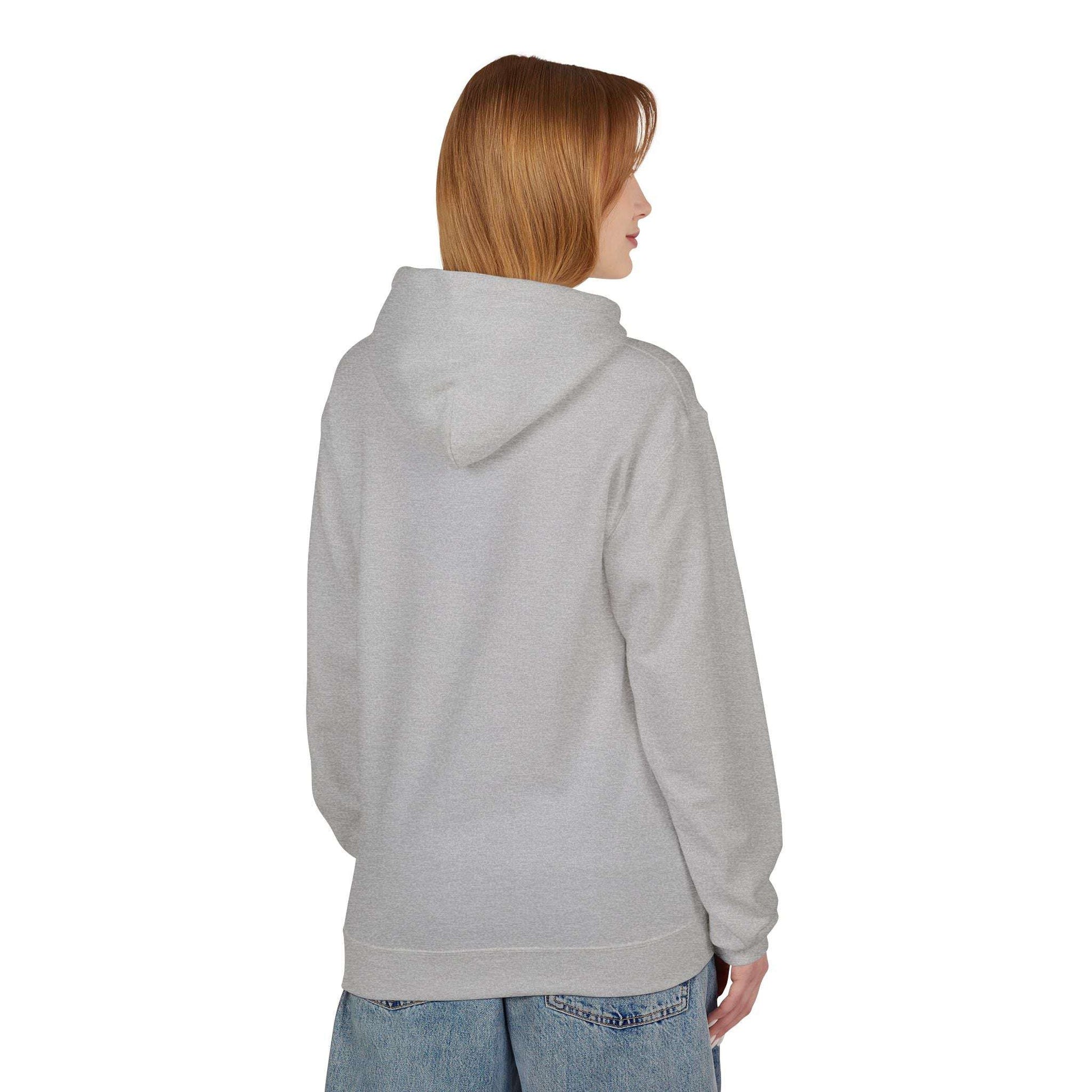 Fleece Hoodie with Bold Graphic Design, Comfortable Casual Wear for Everyday, Perfect for Holidays, Gifts for Friends, Layering Piece - Maklenn