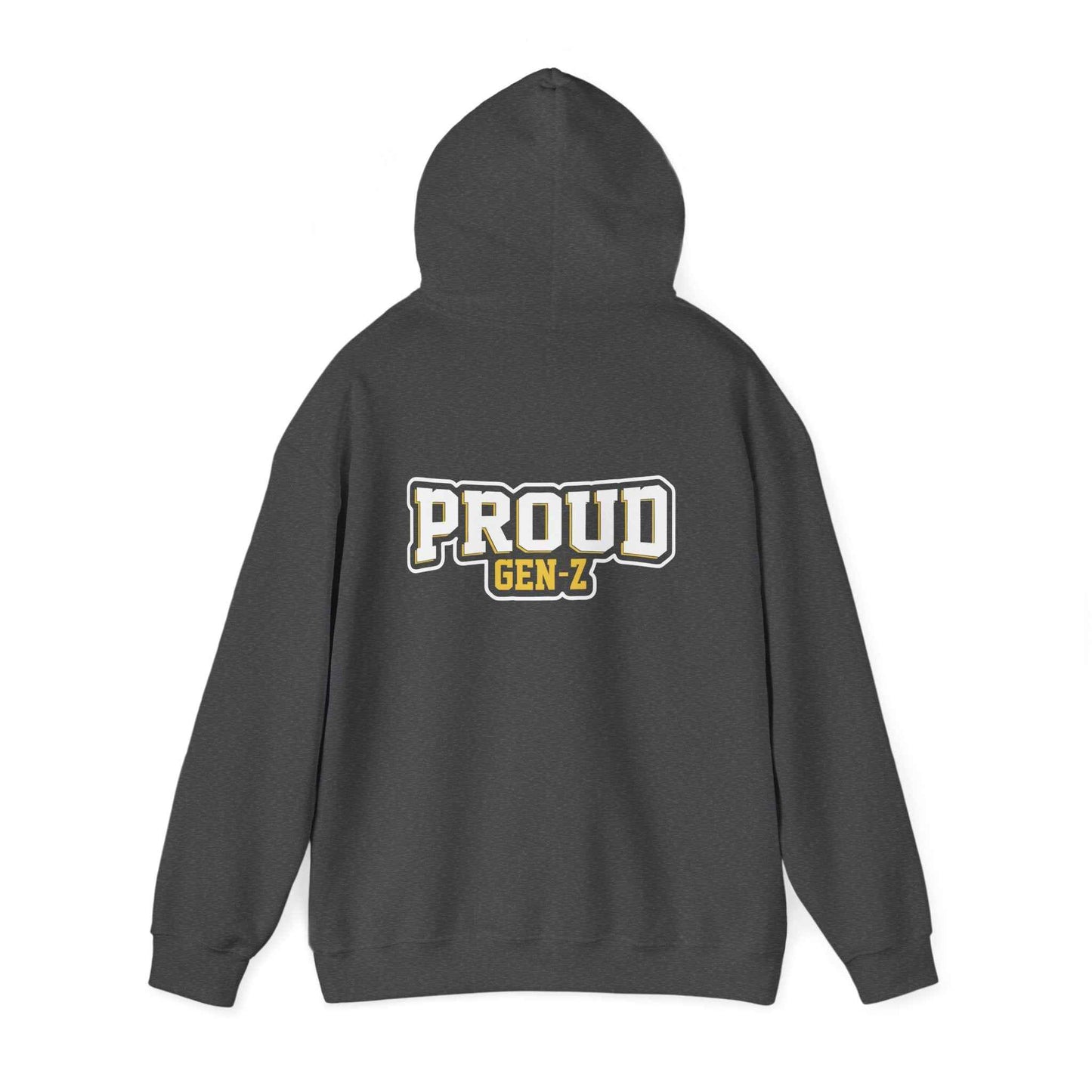Proud Gen-Z Hoodie, Cozy Streetwear for Teens, Unisex Sweatshirt, Perfect Gift for Graduations, Everyday Casual Wear, Trendy Apparel