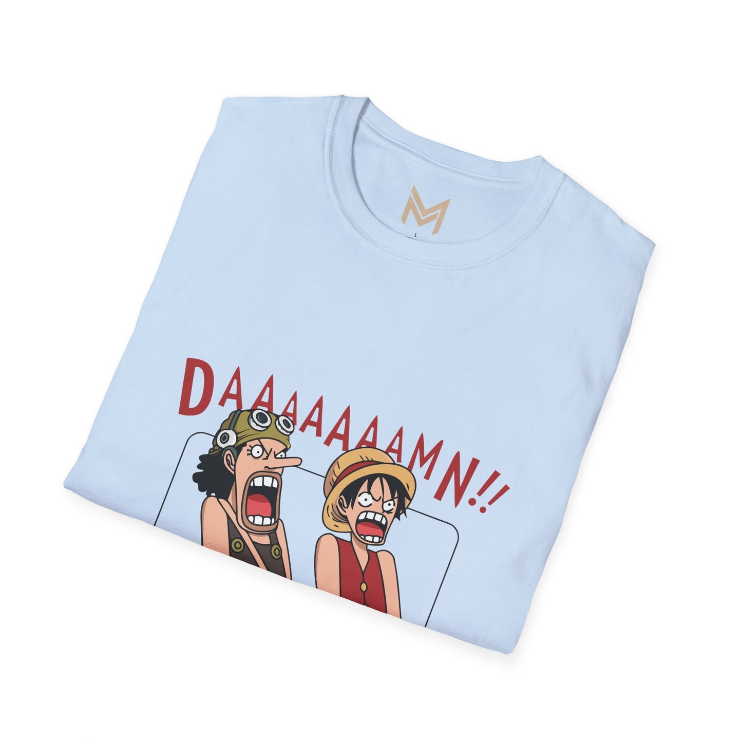 Funny Graphic Tee - DAAMMMN!! T-Shirt, Casual Wear, Gift for Friends, Anime Lovers, Birthday Gift, Everyday Humor - Maklenn