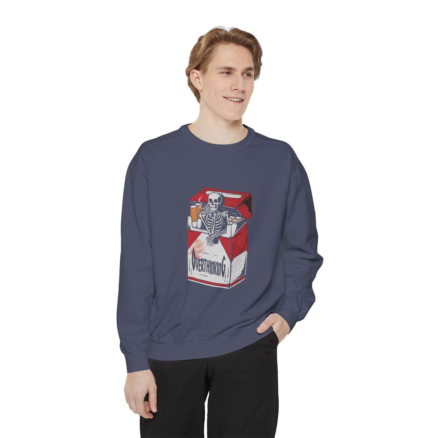 Skeleton Milk Carton Sweatshirt, Unisex Sweatshirt, Halloween Apparel, Funny Sweatshirt, Casual Fashion