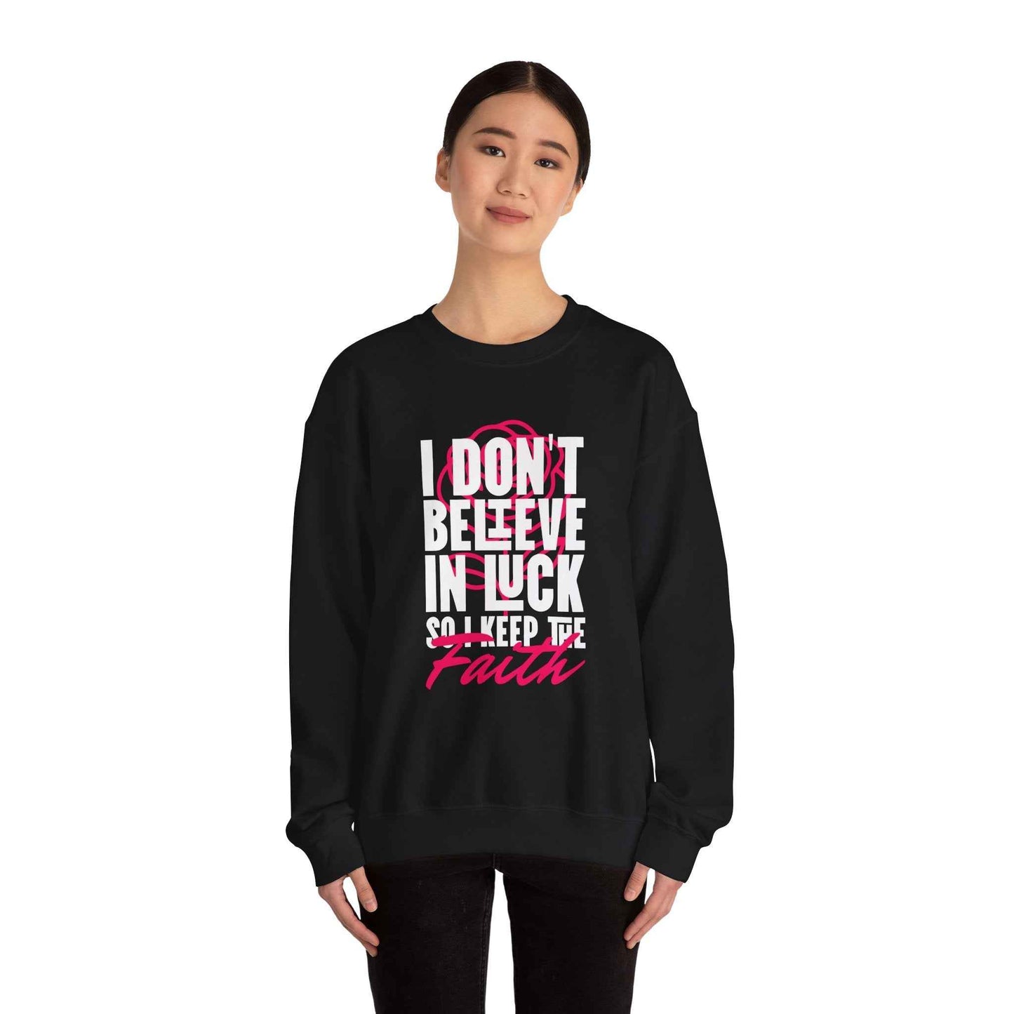 Inspirational Crewneck Sweatshirt - Motivational Apparel, Cozy Gift, Faith-Inspired Outfit, Trendy Casual Wear, Perfect for Holidays