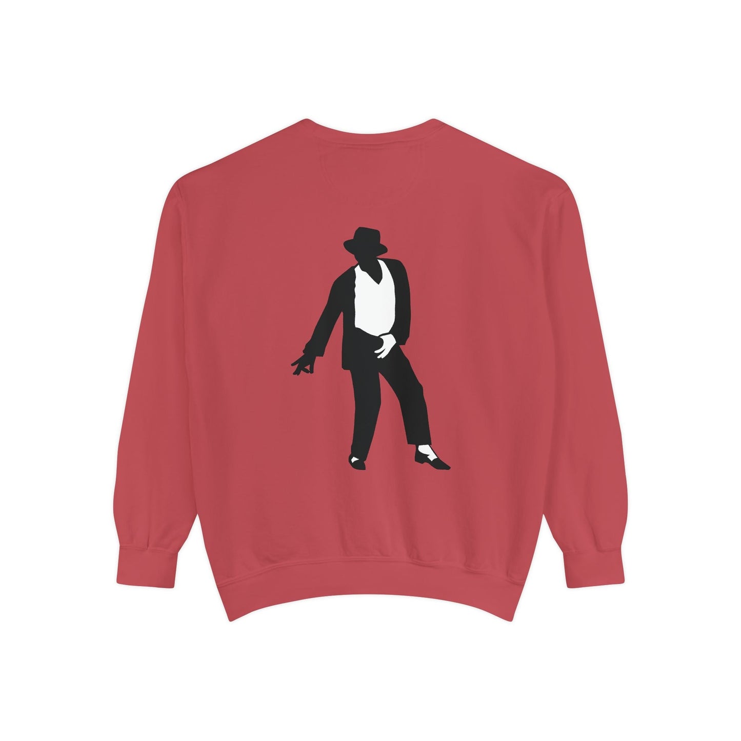 Stylish Unisex Garment-Dyed Sweatshirt, Casual Wear, Gift for Music Lovers, Retro Fashion, Unique Streetwear, Perfect for Parties,Michel jackson style sweatshirt,USA trend sweatshirt Printify