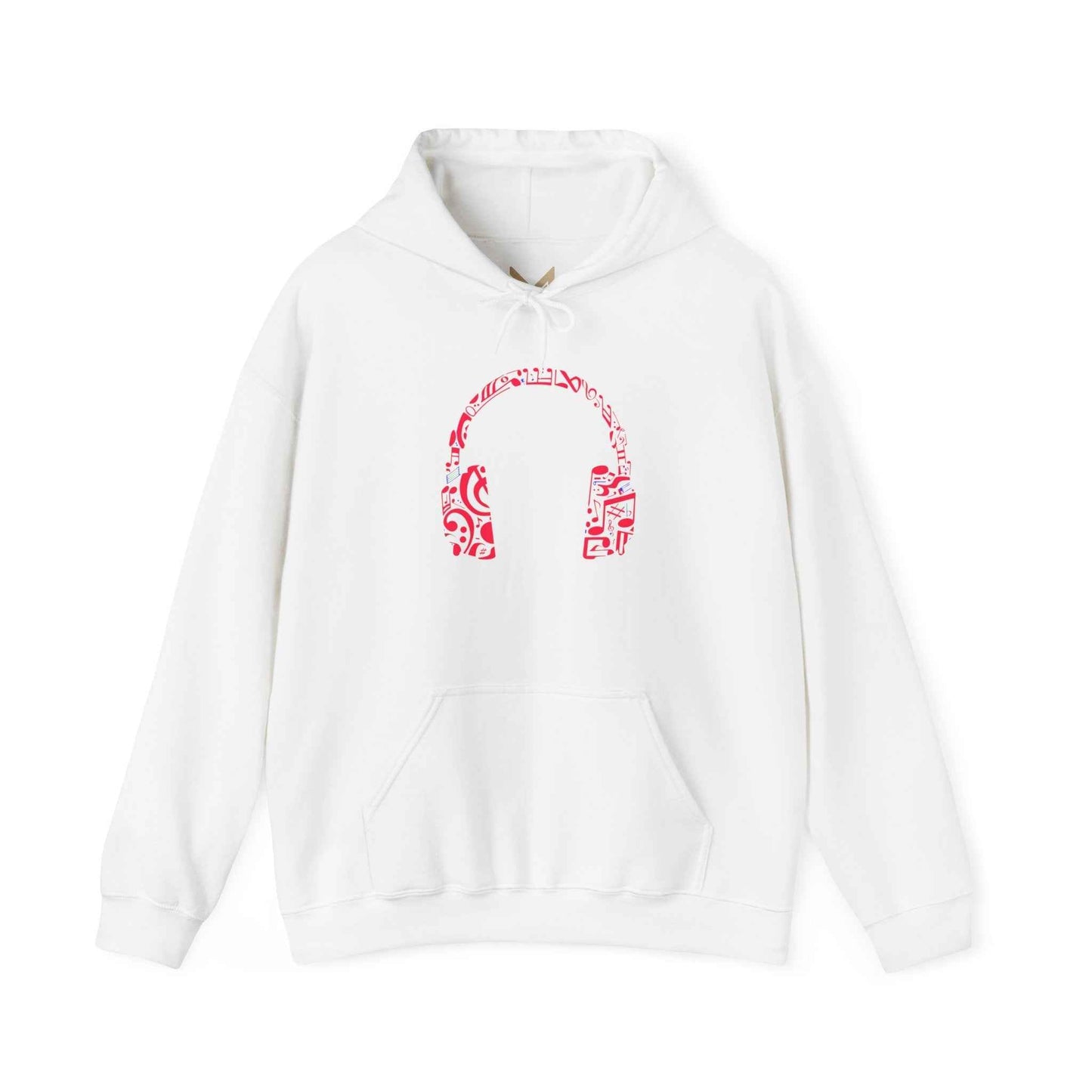 Music Vibes Unisex Hoodie - Cozy Sweatshirt for Music Lovers, Gift for Musicians, Casual Wear, Festival Style, Headphones Design
