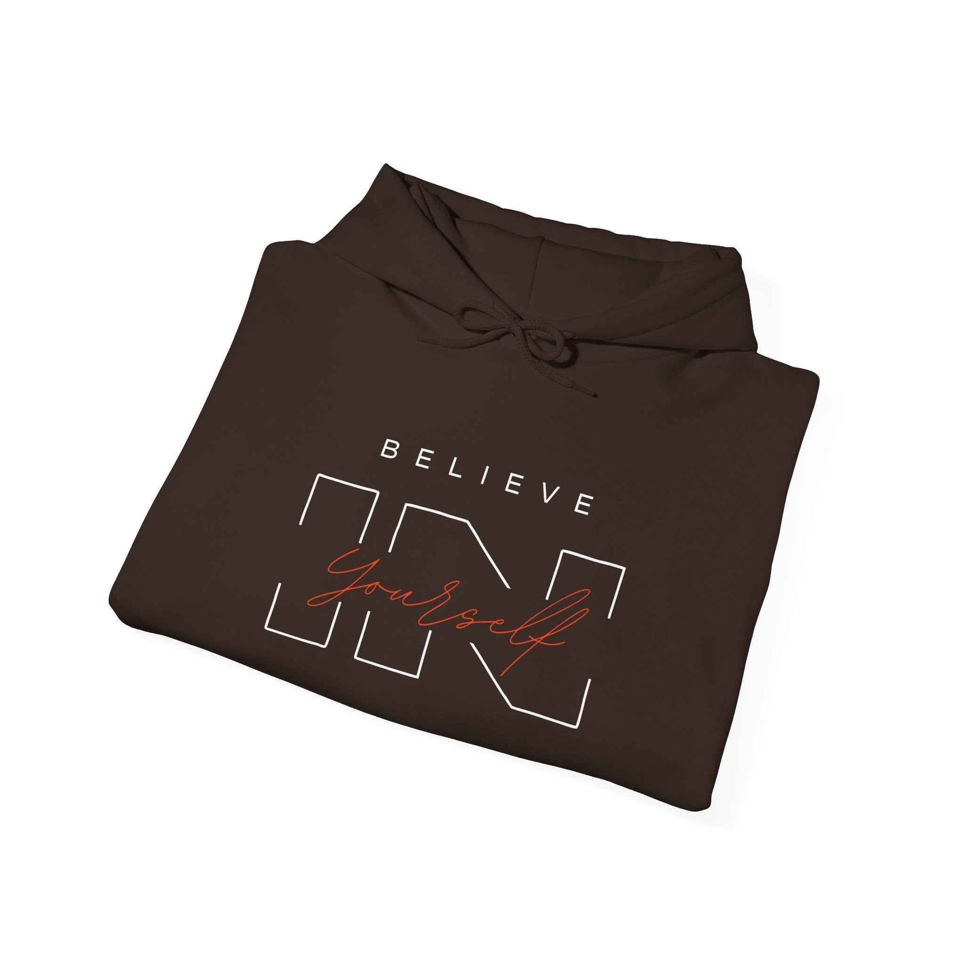 Believe in Yourself Hoodie - Inspirational Unisex Pullover for Everyday Comfort and Self-Care - Maklenn