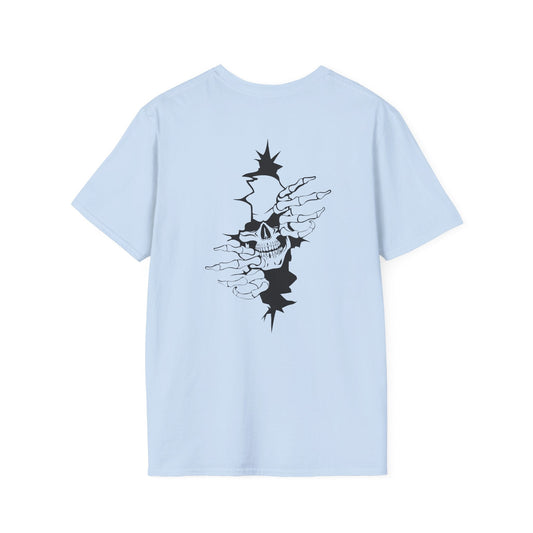 Edgy Skull Graphic Tee | Perfect for Casual Outings, Festivals, Halloween, and Gifts for Punk Rock Lovers Printify