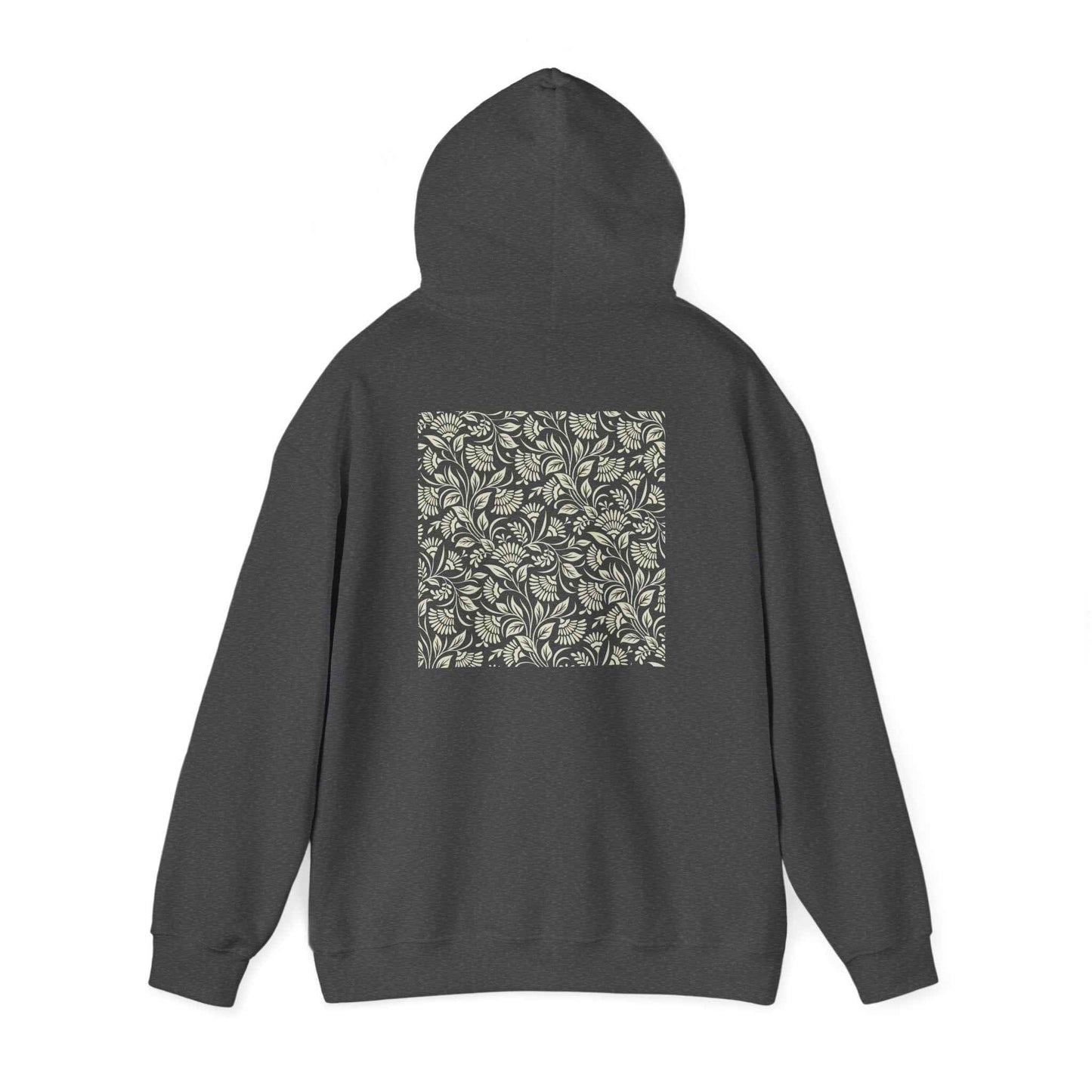 Floral Print Hoodie for Cozy Streetwear - Perfect Gift for Her, Fall Fashion Casual Layering - Maklenn