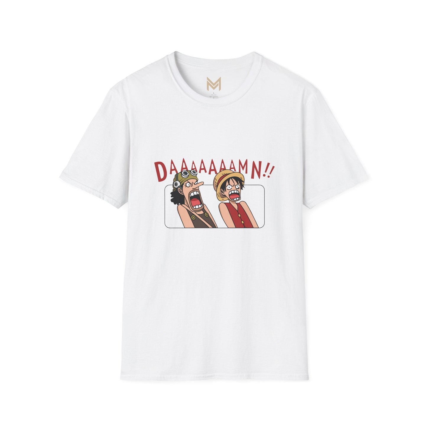 Funny Graphic Tee - DAAMMMN!! T-Shirt, Casual Wear, Gift for Friends, Anime Lovers, Birthday Gift, Everyday Humor - Maklenn