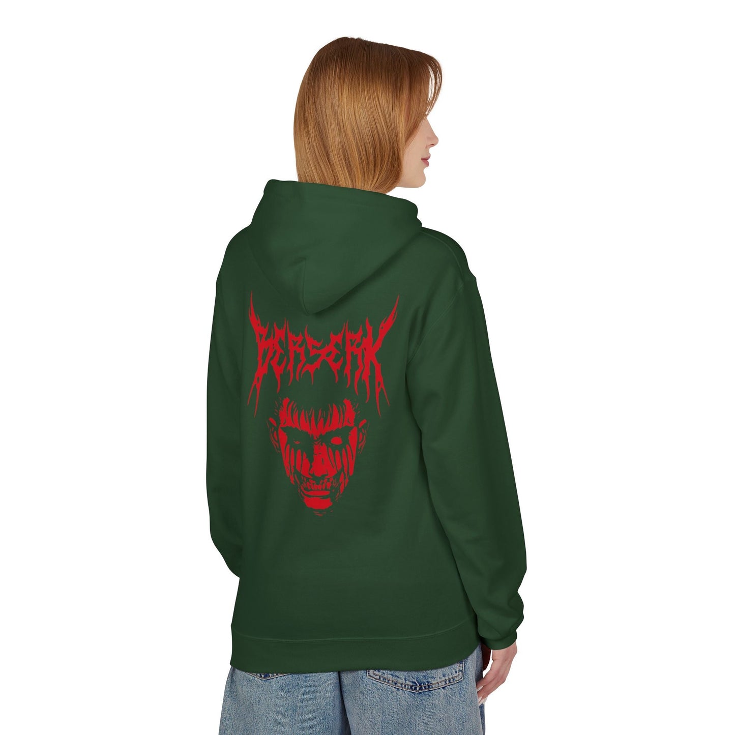 Gothic Graphic Hoodie, Unisex Streetwear, Cozy Fleece Sweatshirt, Perfect for Halloween, Edgy Fashion Gift, Unique Layering Piece - Maklenn