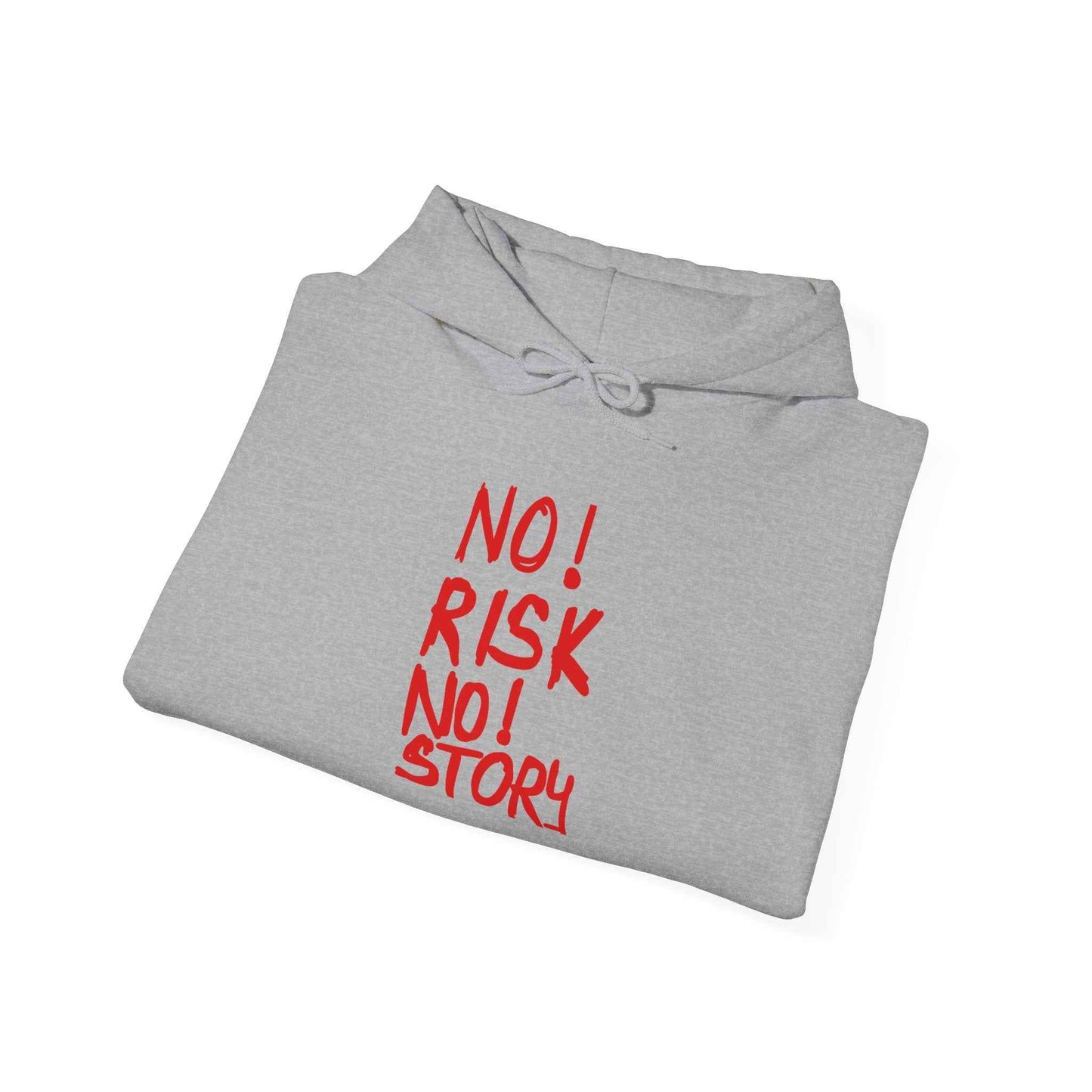Risky Story Hoodie - Unisex Heavy Blend Sweatshirt, Motivational Apparel, Perfect for Gifting, Casual Wear, Year-Round Comfort