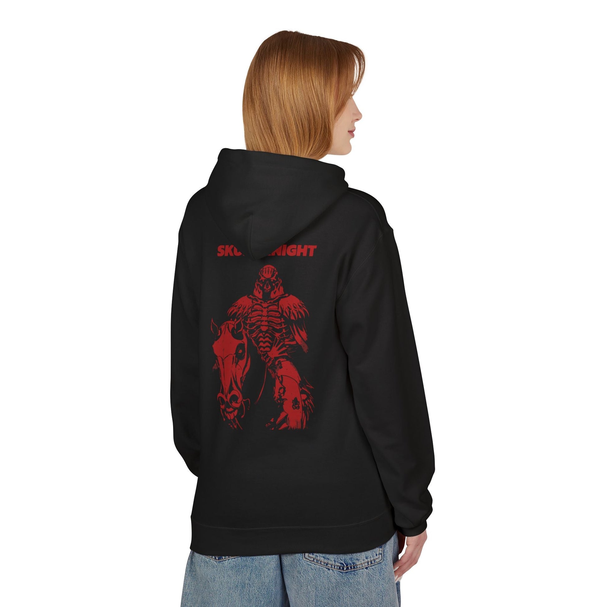 Skull Night Unisex Hoodie, Cozy Graphic Sweatshirt for Everyday Wear, Perfect Gift for Halloween or Casual Style, Streetwear Essential Printify