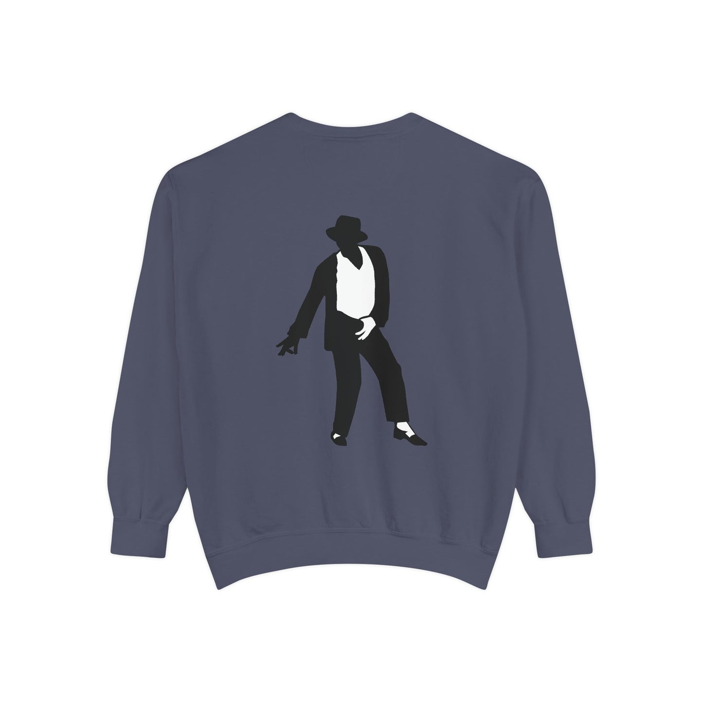 Stylish Unisex Garment-Dyed Sweatshirt, Casual Wear, Gift for Music Lovers, Retro Fashion, Unique Streetwear, Perfect for Parties,Michel jackson style sweatshirt,USA trend sweatshirt Printify