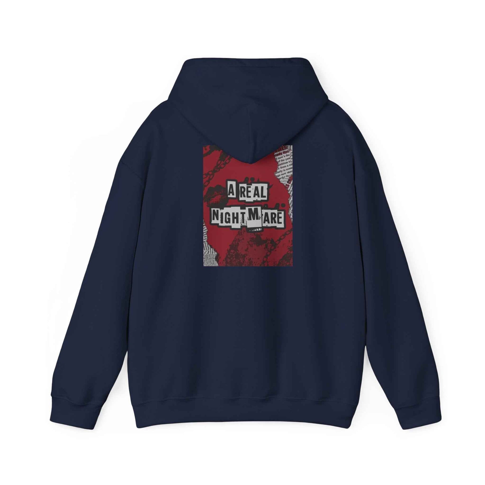 A Real Nightmare Hoodie - Cozy Unisex Sweatshirt for Halloween, Casual Wear, Fall Fashion, Gifts, Party Trend in the USA, Australia Genz Edition, Canada Online Fashion - Maklenn