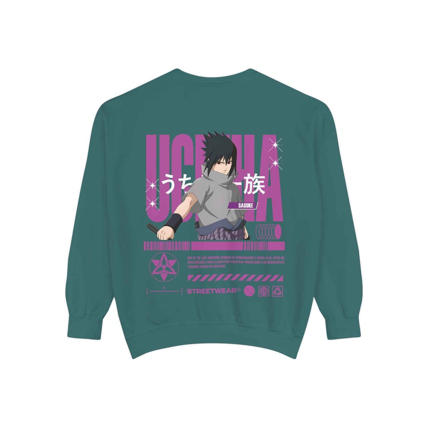 Sweatshirt - Uchiha Sasuke Anime Streetwear