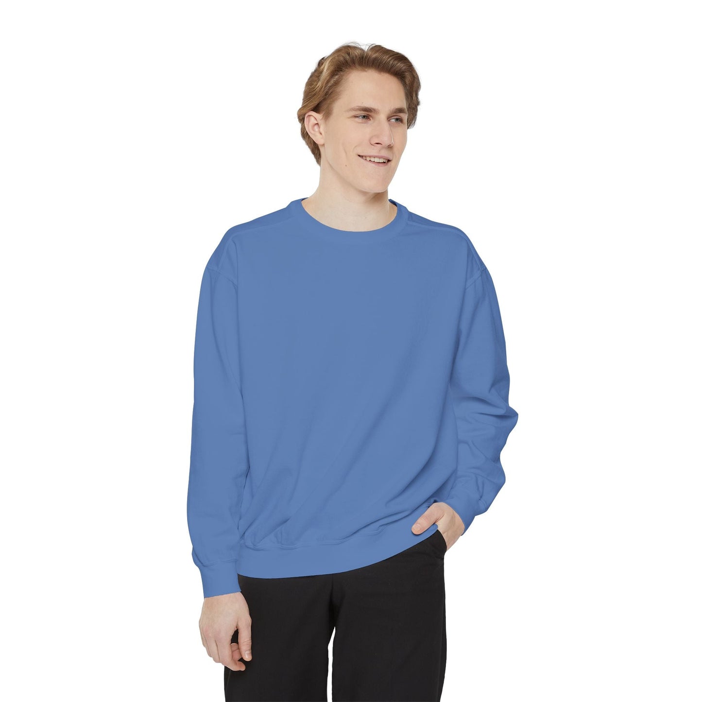 Bold Graphic Unisex Sweatshirt, Cozy Streetwear, Perfect Gift for Comics Fans, Casual Everyday Wear, Unique Holiday Apparel Printify