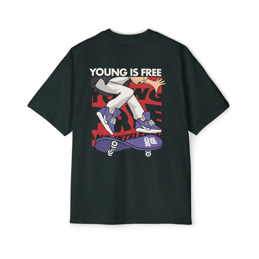 Skate Culture Men's Oversized Tee, Graphic Tee, Casual Wear, Streetwear, Birthday Gift, Summer Fashion, Youth Style - Maklenn