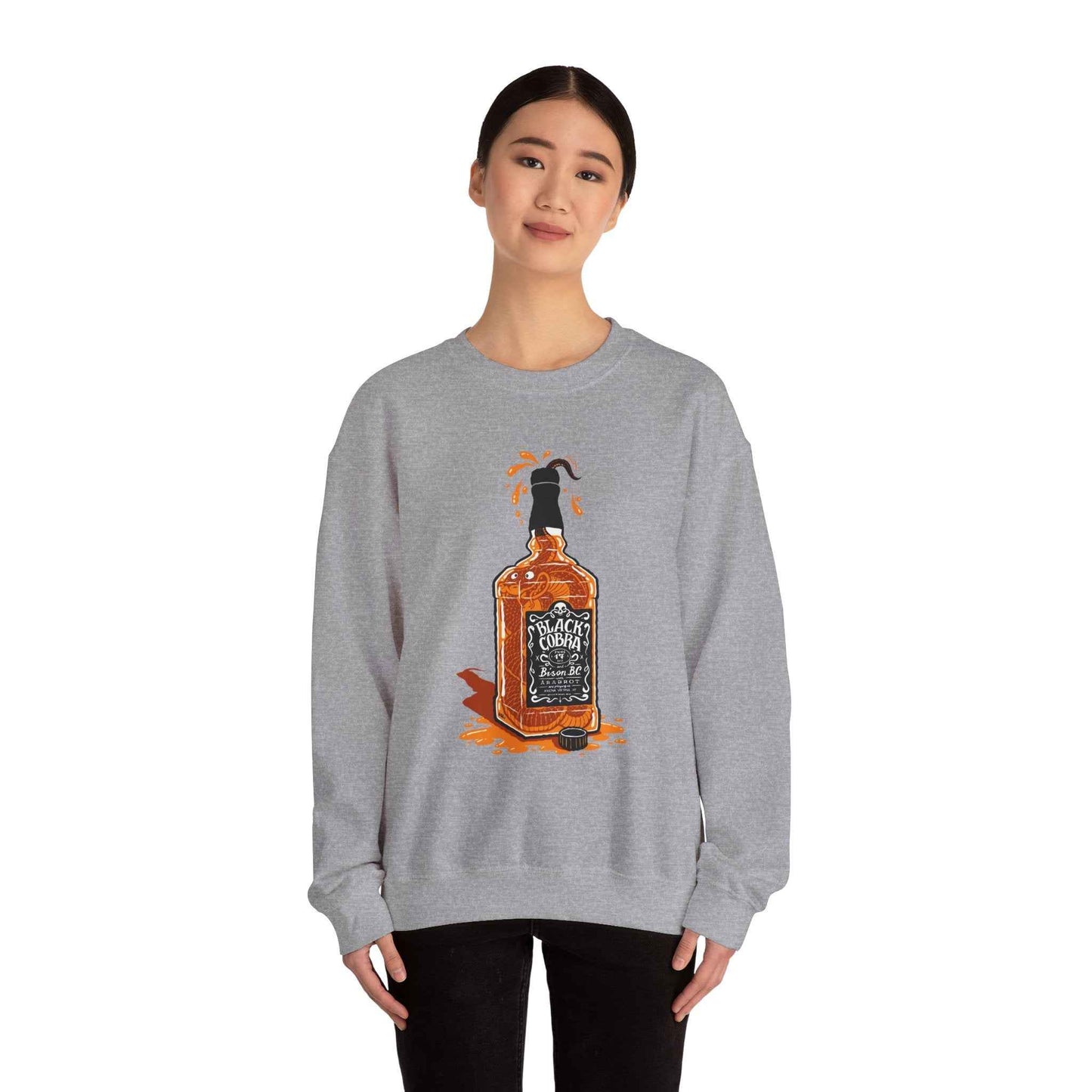Whiskey Splash Sweatshirt, Cozy Unisex Sweatshirt, Casual Fall Fashion, Perfect Gift for Whiskey Lovers, Comfortable Crewneck