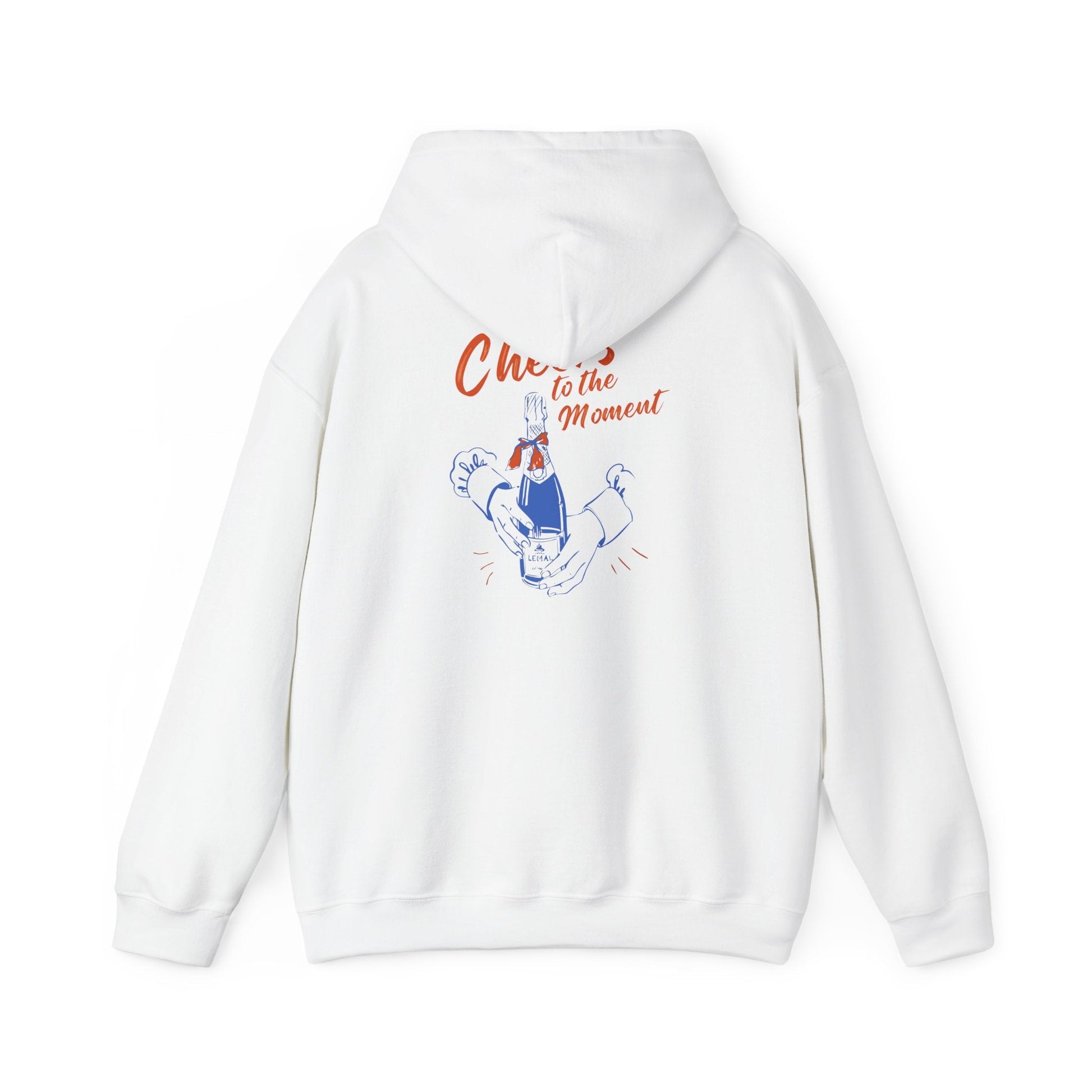 Cheers to the Moment Hoodie - Cozy Sweatshirt for Celebrations, Casual Wear, Gift for Friends, Unisex Apparel, Everyday Comfort - Maklenn