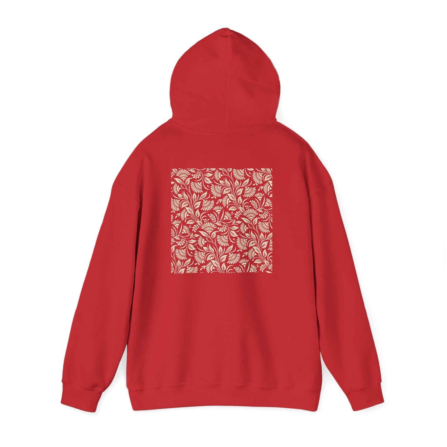 Floral Print Unisex Heavy Blend Hoodie - Cozy Streetwear, Gift for Her, Fall Fashion, Casual Layering, Mother’s Day, Girl aesthetic, Everyday Comfort