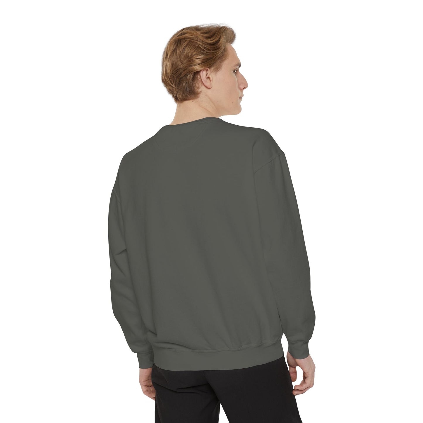 Snoop Dogg Inspired Unisex Garment-Dyed Sweatshirt - Hip Hop Style, Retro Fashion, Streetwear, Gift for Music Lovers, Cozy Apparel Printify