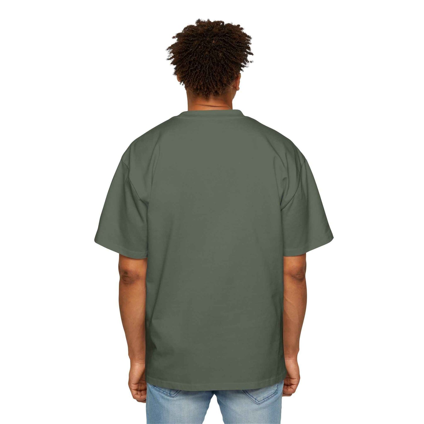Ouch! Men's Heavy Oversized Tee, Casual T-Shirt, Gift for Him, Everyday Wear, Graphic Tee, Summer Style