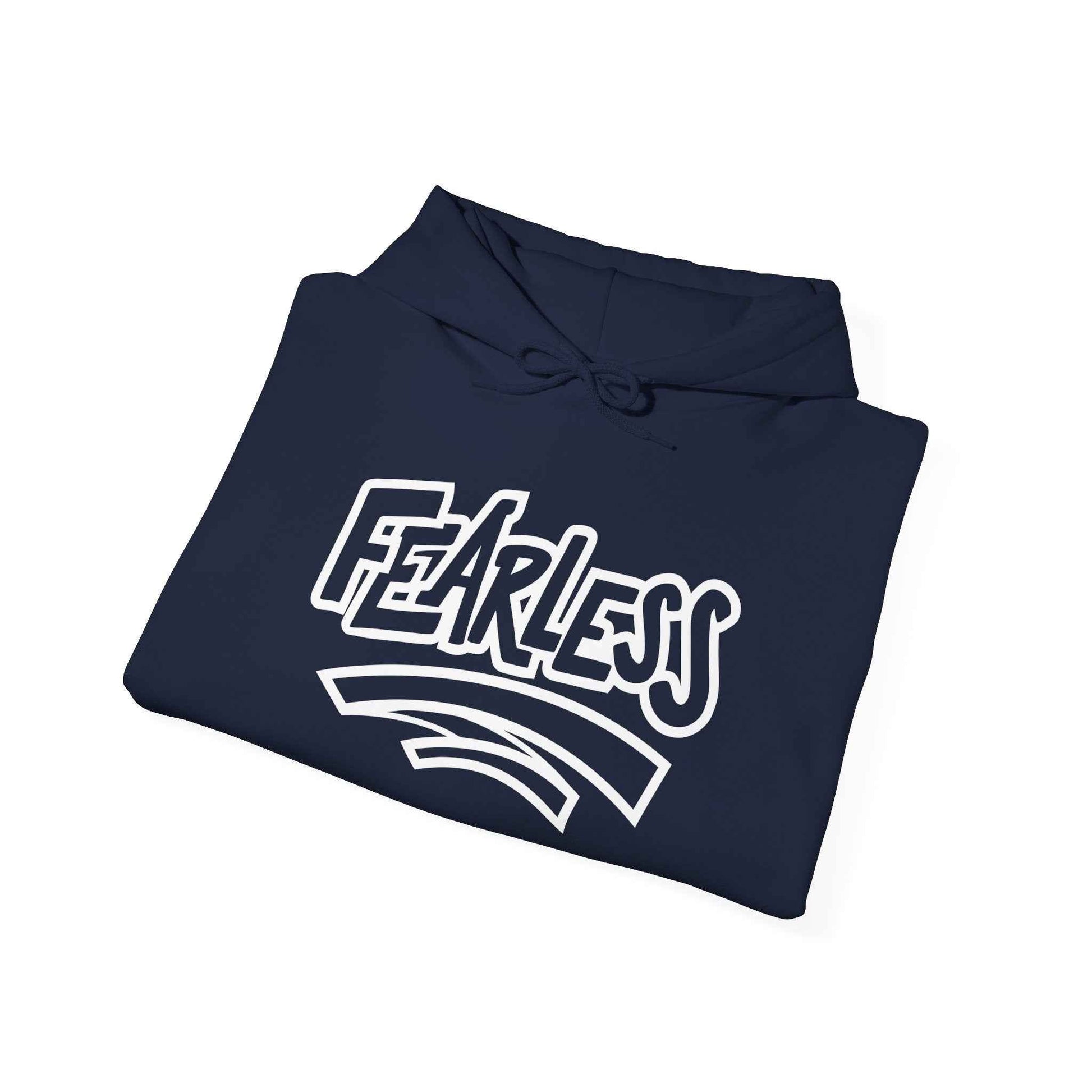 Fearless Hooded Sweatshirt - Unisex Motivational Hoodie for Cozy Casual Wear - Inspirational Gift for Him/Her - Trending in the US, Canada, and Australia - Maklenn