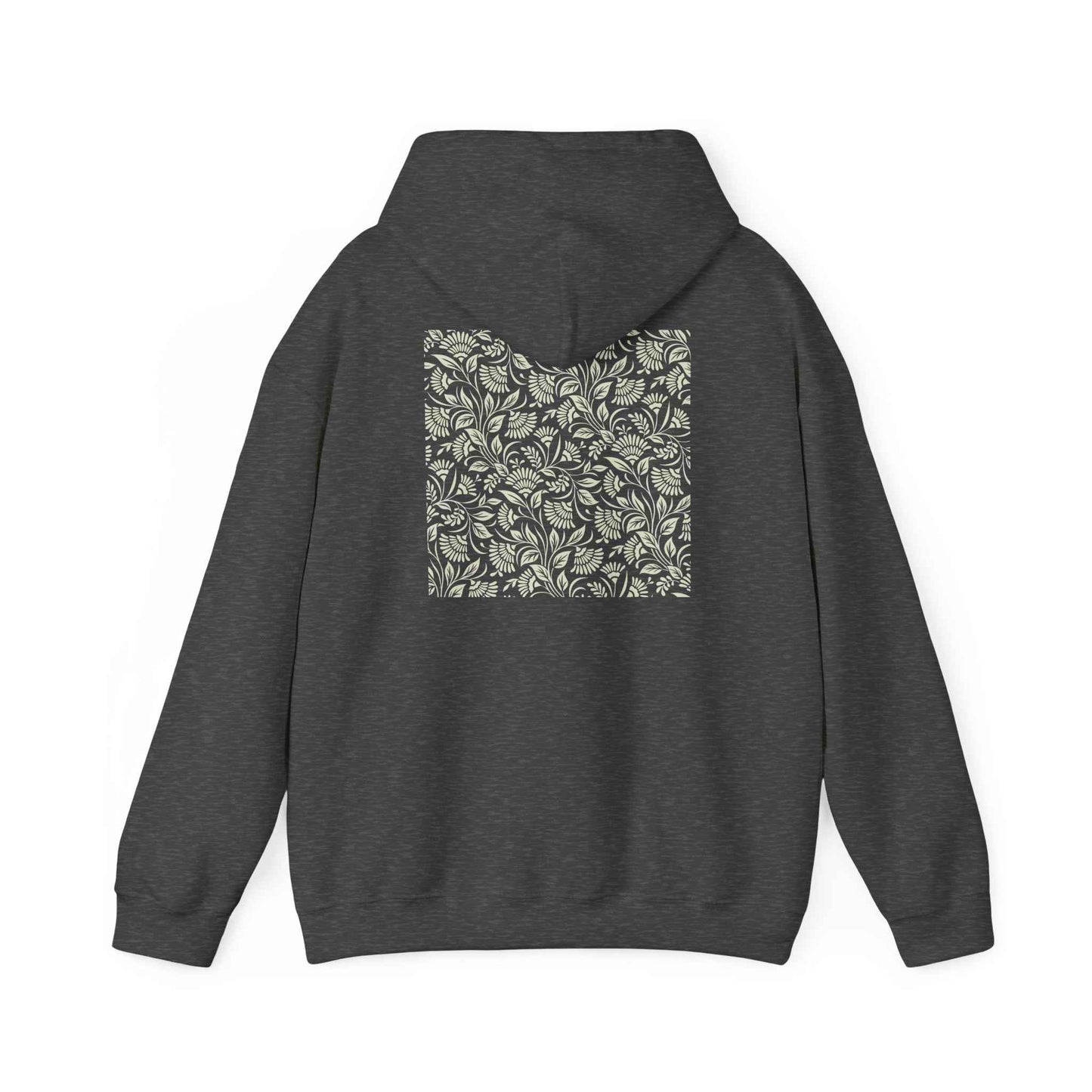 Floral Print Unisex Heavy Blend Hoodie - Cozy Streetwear, Gift for Her, Fall Fashion, Casual Layering, Mother’s Day, Girl aesthetic, Everyday Comfort
