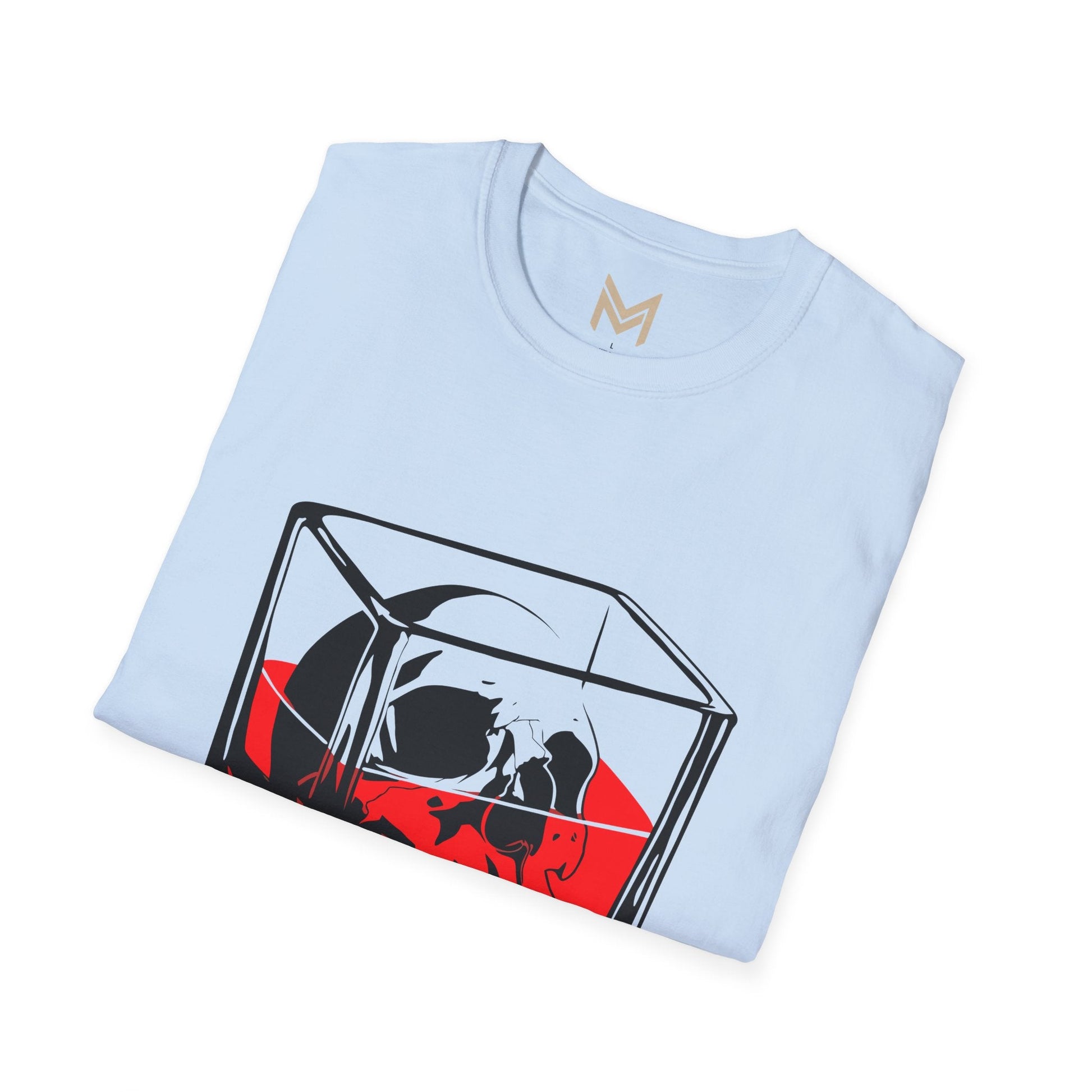 Whimsical Cocktail T-Shirt | Martini Design, Funny Gift for Bartenders, Party Attire, Unisex Soft T-Shirt, Unique Fashion - Maklenn